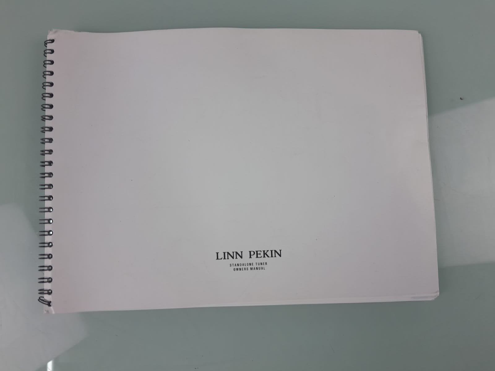 LINN PEKIN TUNER OWNERS MANUAL