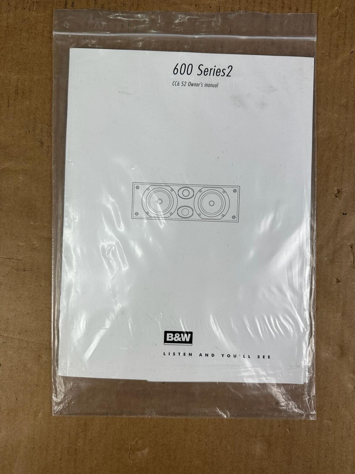 Bowers & Wilkins B&W 600 Series2 CC6 S2 Owner's Manual