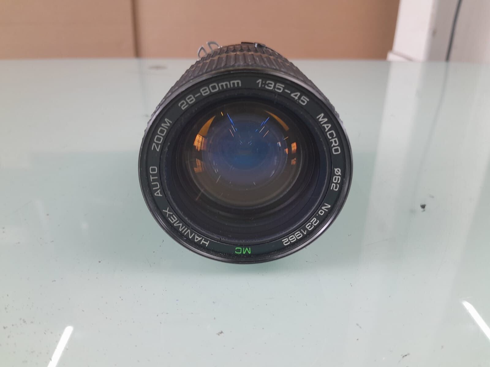 HANIMEX MC AUTO ZOOM 28-80MM F/3.5-4.5 MACRO CAMERA LENS