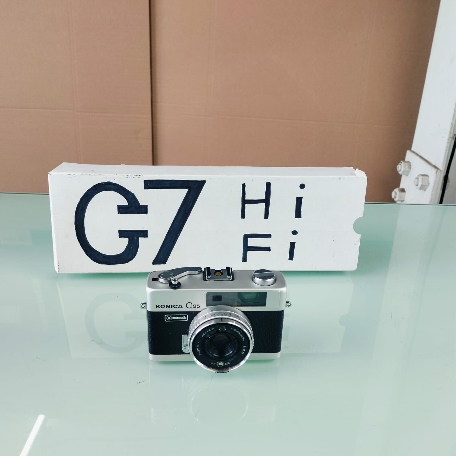 KONICA C35 RANGEFINDER CAMERA HEXANON F=38MM 1:2.8 LENS