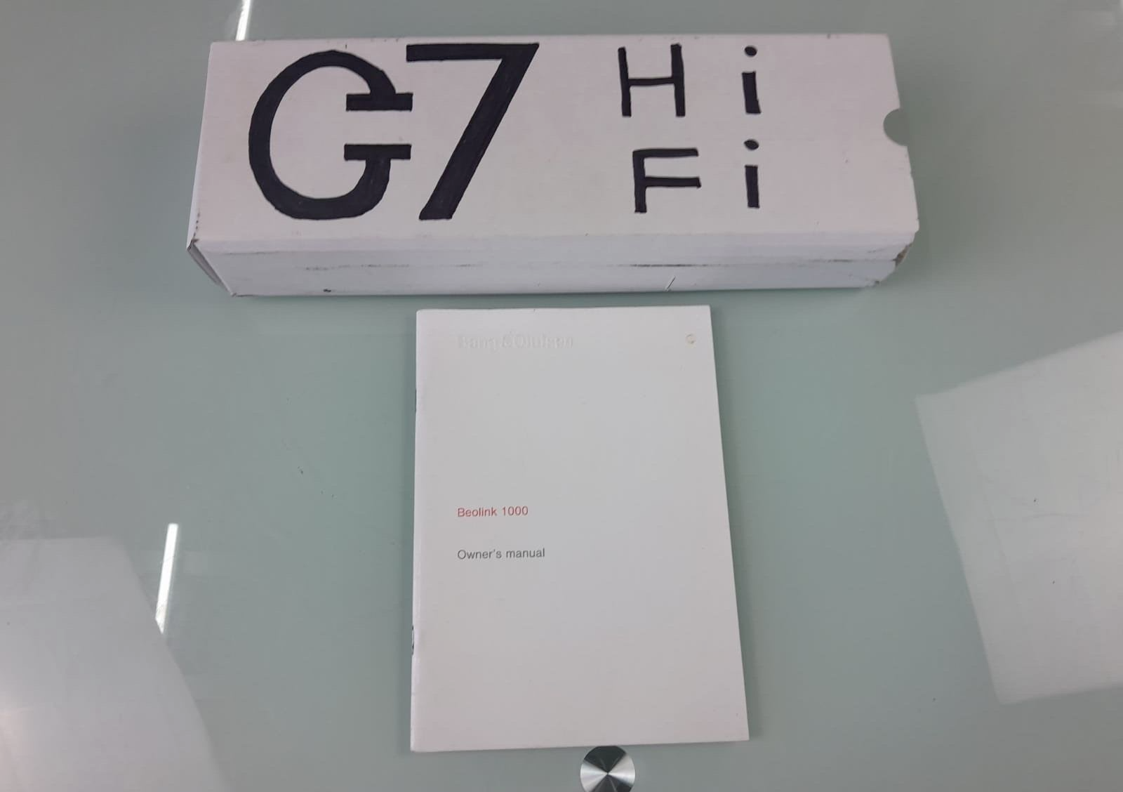 BANG & OLUFSEN B&O BEOLINK 1000 REMOTE CONTROL OWNER'S MANUAL