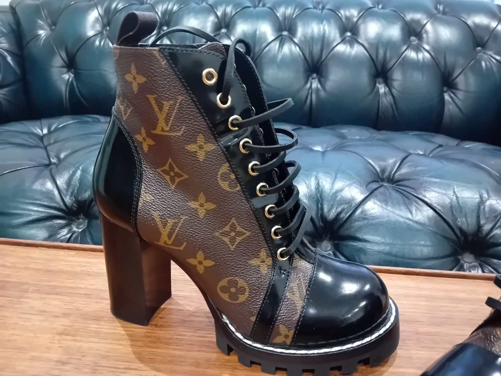 Louis Vuitton Star Trail Ankle Boots LV HIGH HEELS