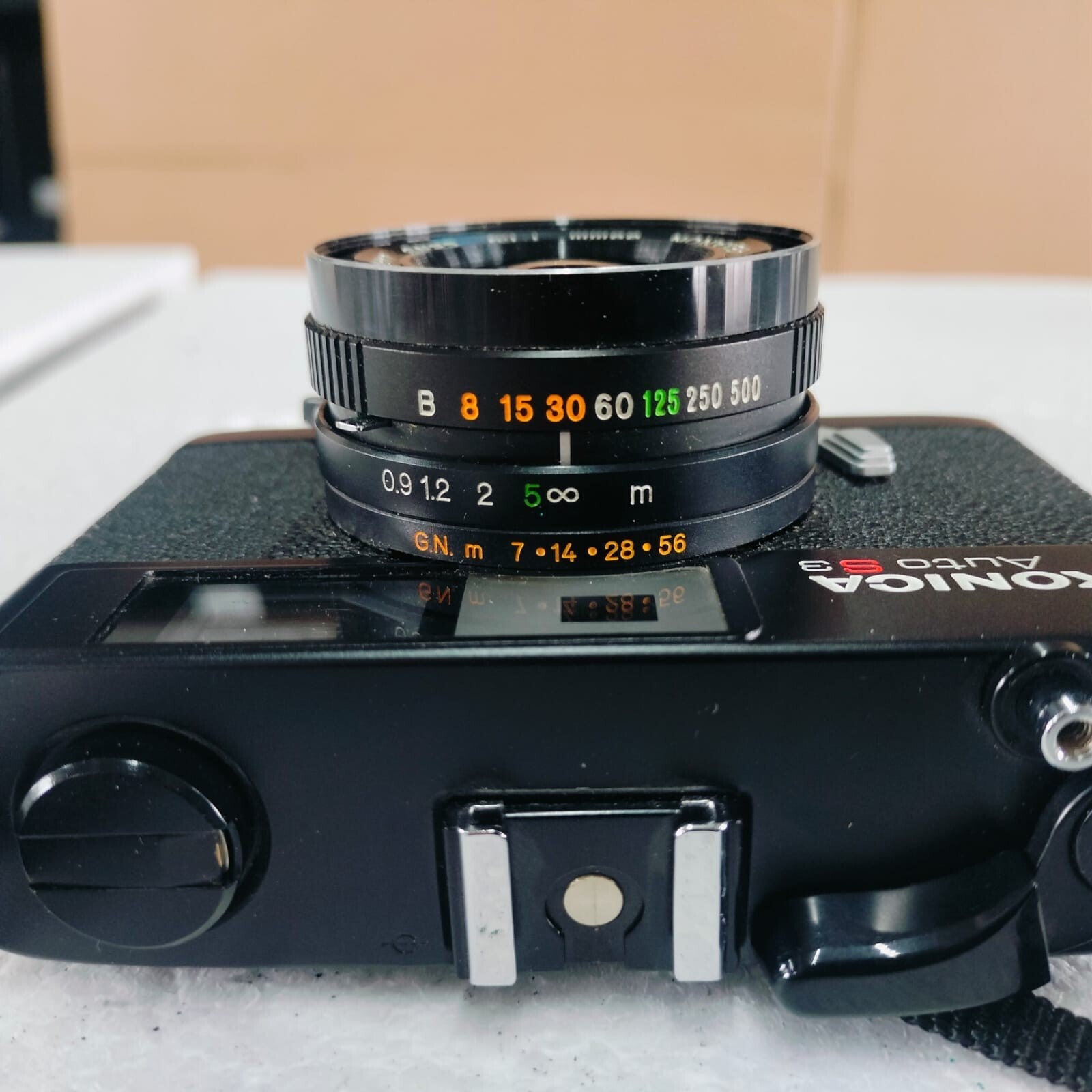 KONICA AUTO S3 sRANGEFINDER CAMERA WITH HEXANON 38MM F1.8 LENS & X-14 FLASH