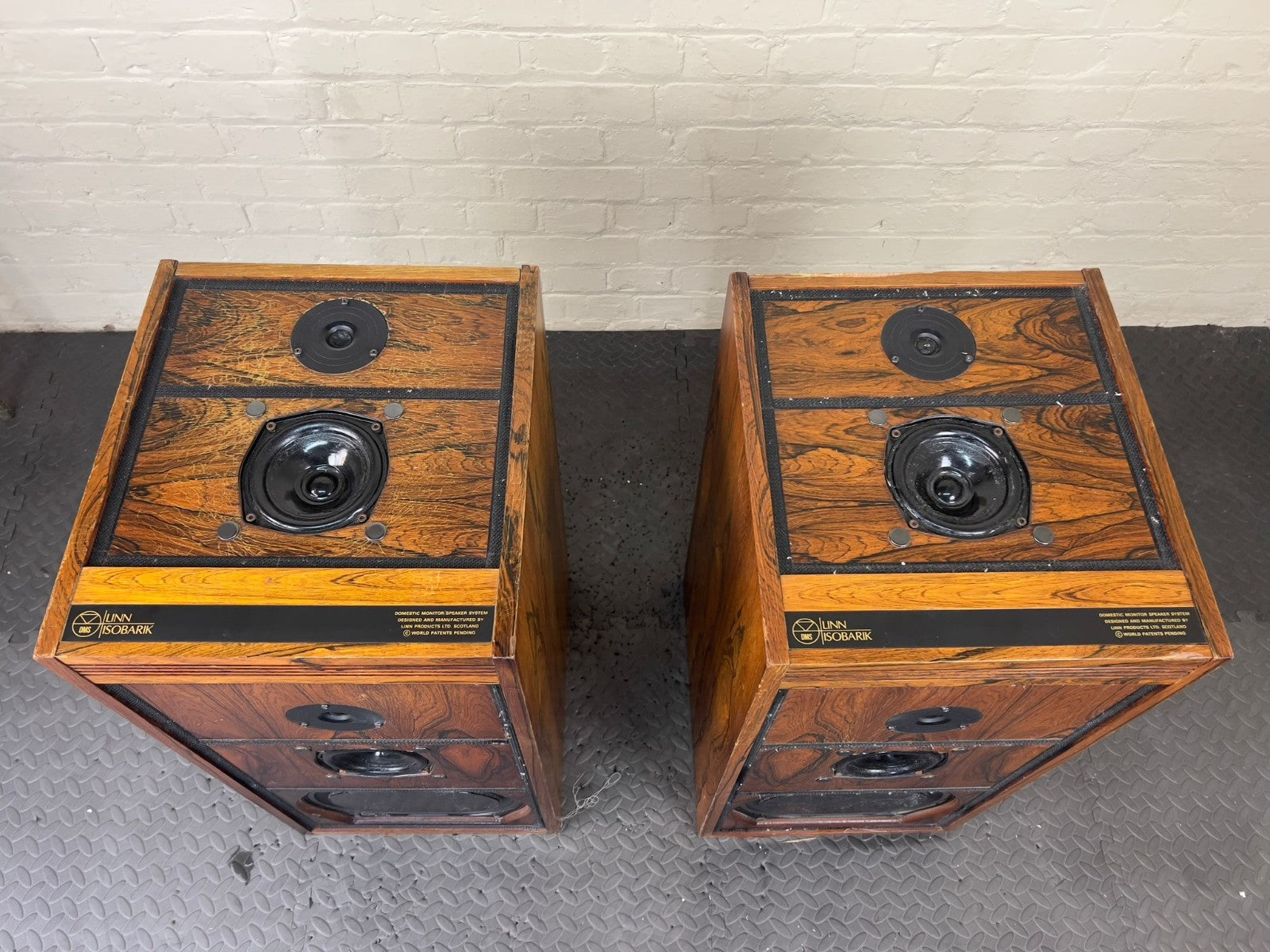 LINN ISOBARIK LOUDSPEAKERS KEF B110 B139