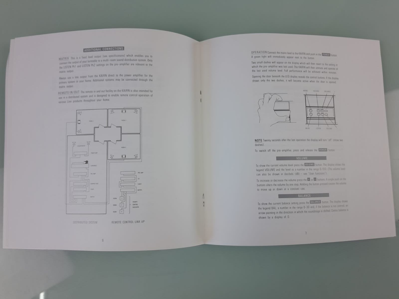 LINN KAIRN PREAMPLIFIER OWNERS MANUAL