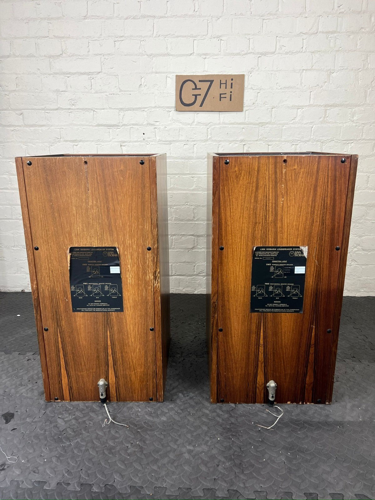 LINN ISOBARIK LOUDSPEAKERS KEF B110 B139