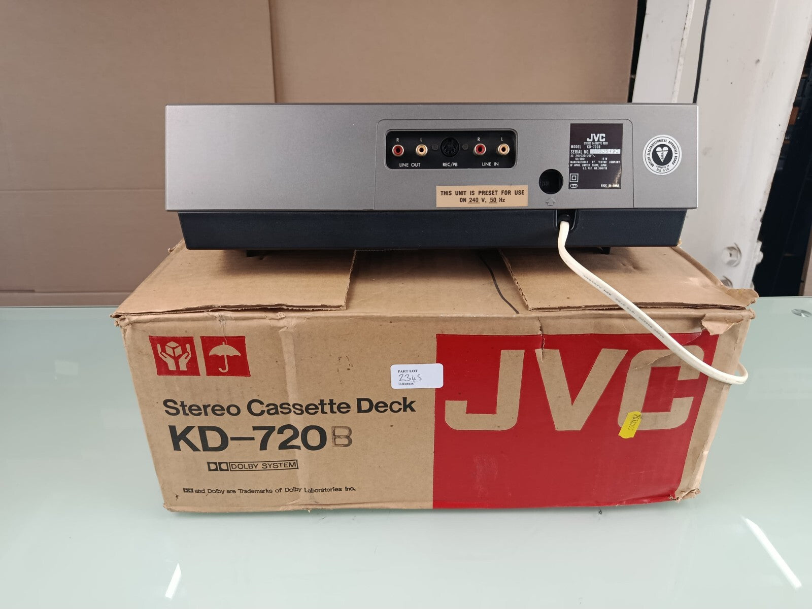 JVC KD 720 STEREO CASSETTE DECK