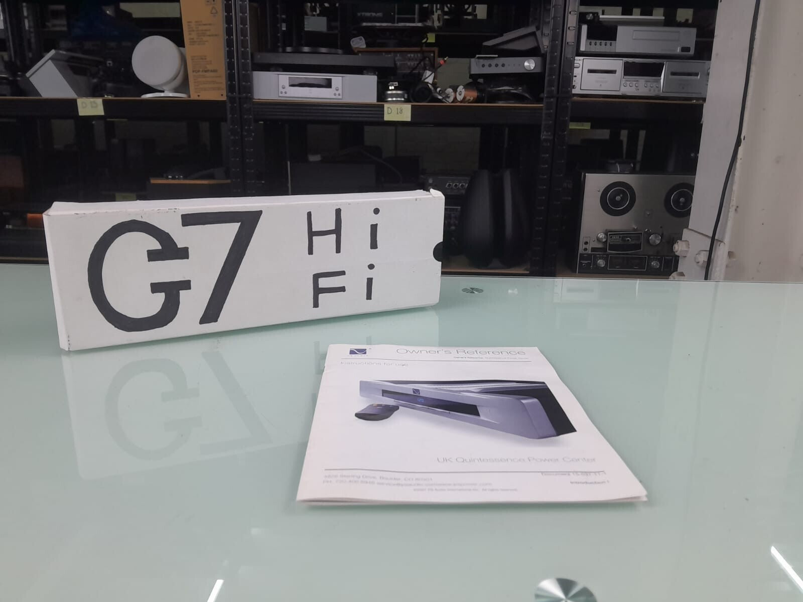 PS AUDIO QUINTESSENCE POWER CENTER OWNER'S REFERENCE / MANUAL