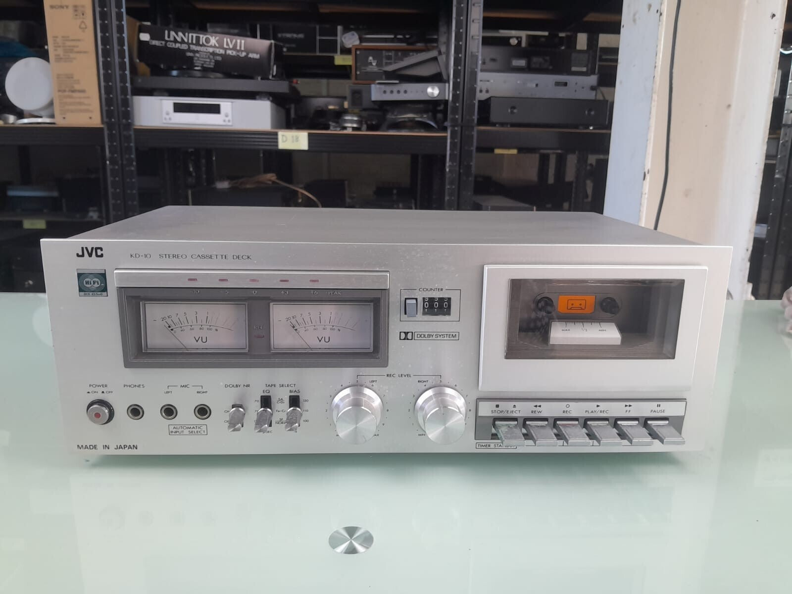 JVC KD 10 STEREO CASSETTE DECK