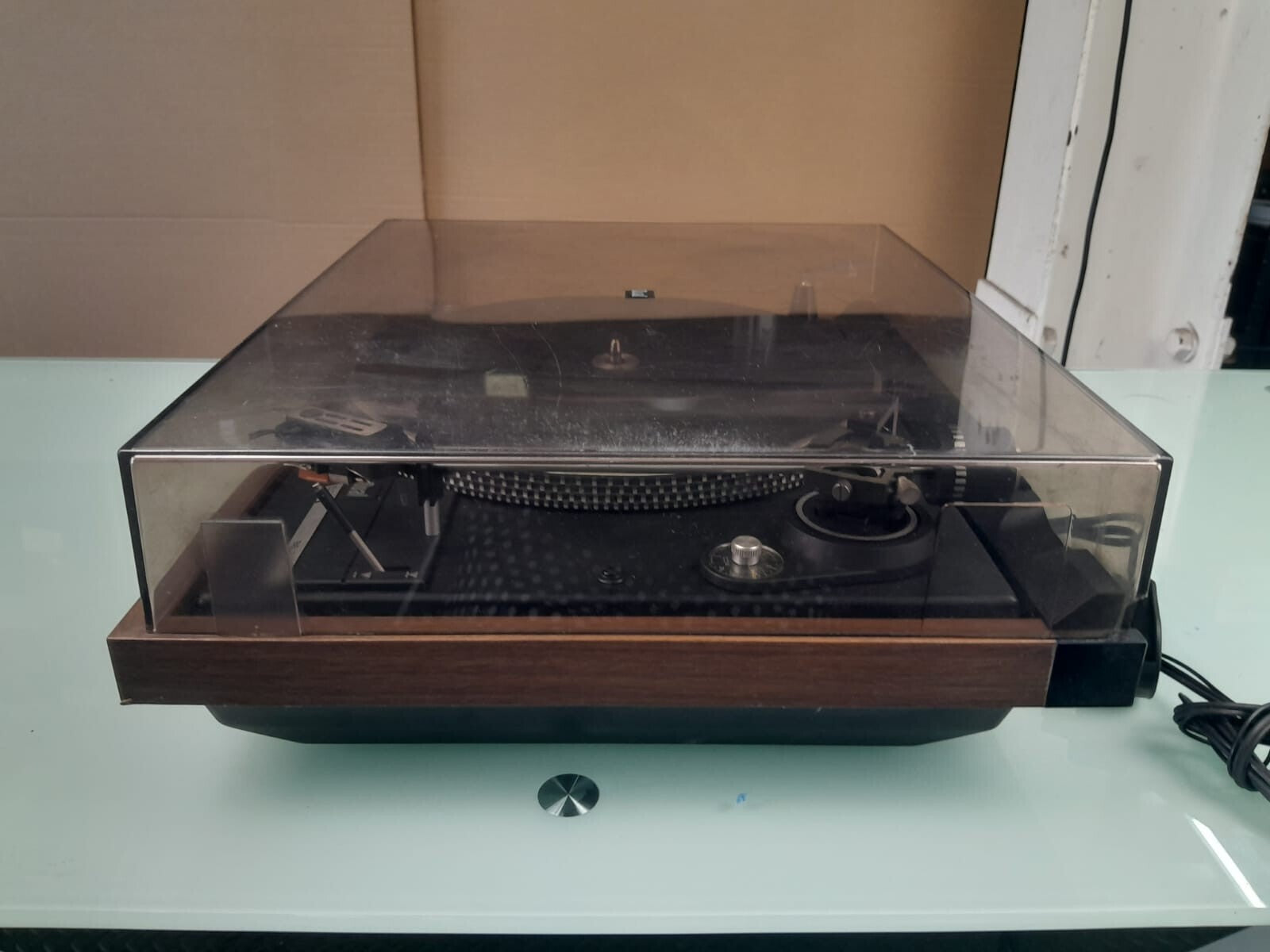 DUAL 504 BELT DRIVE TURNTABLE WITH DMS 240 E CARTRIDGE