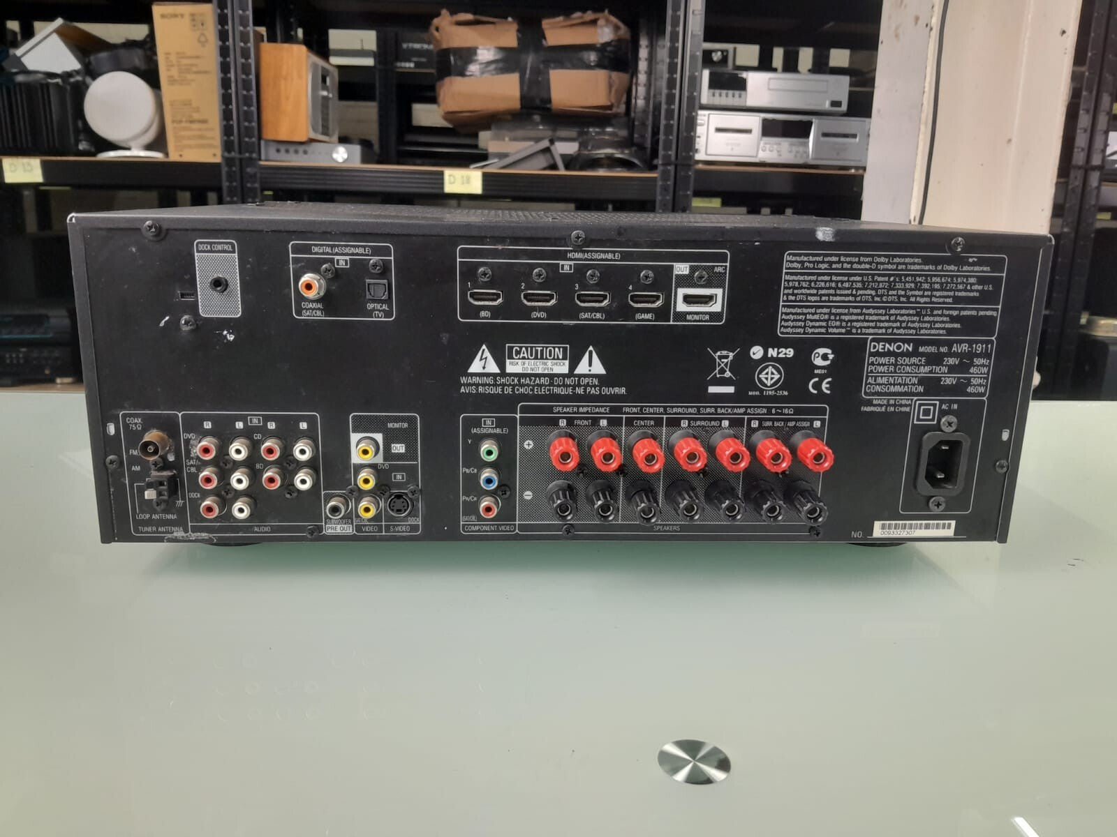 DENON AVR-1911 AV SURROUND RECEIVER
