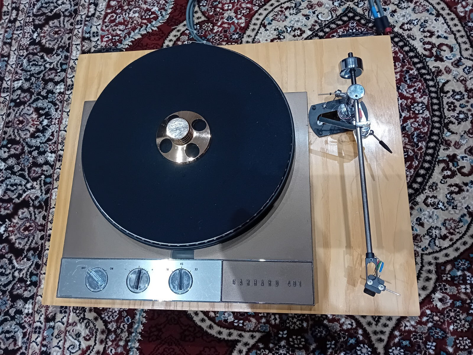 GARRARD 401 GOLDRING AMAZING PLINTH