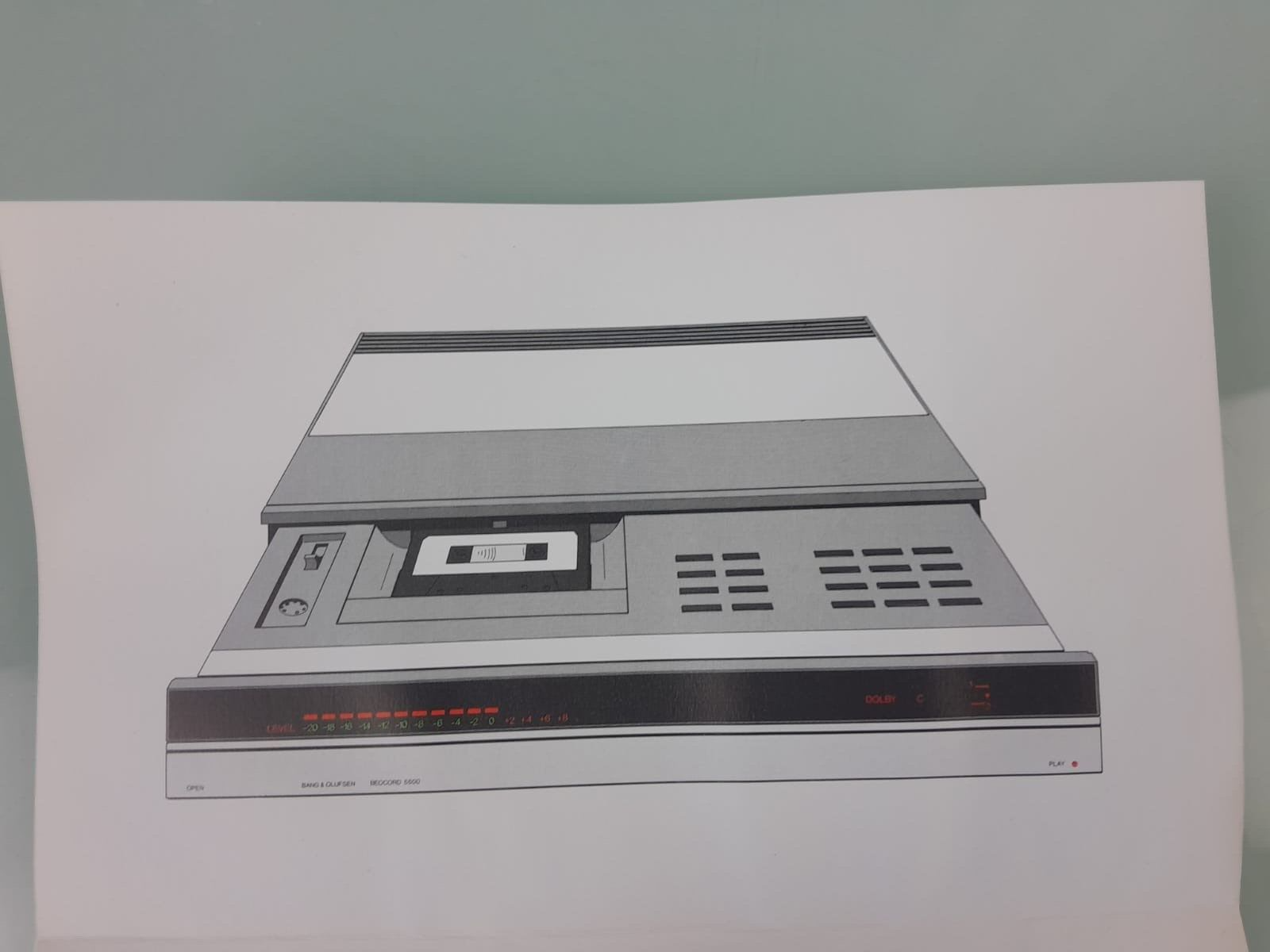 BANG & OLUFSEN B&O BEOCORD 5500 OWNER'S MANUAL