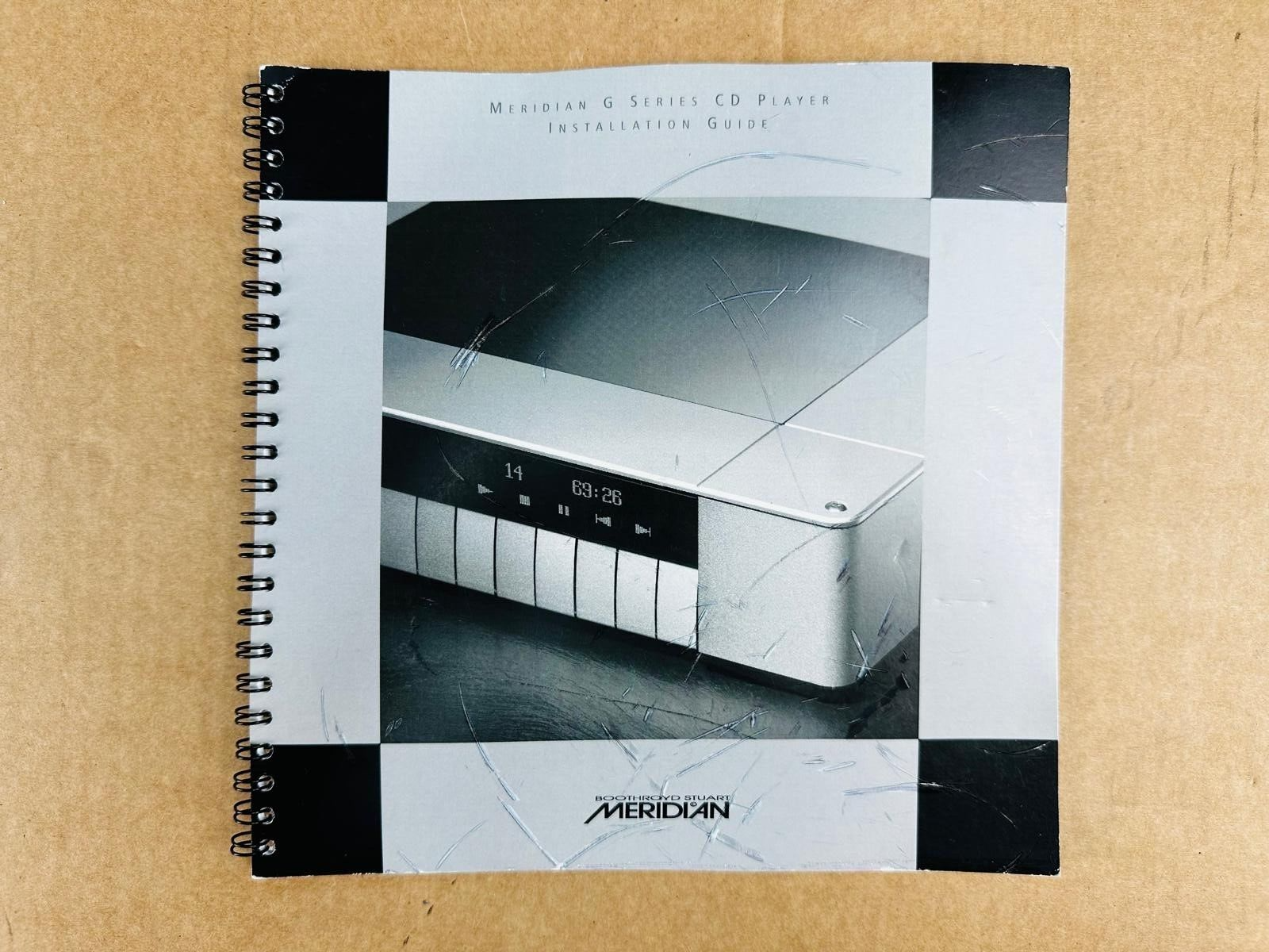 Meridian G Series CD Player Installation Guide