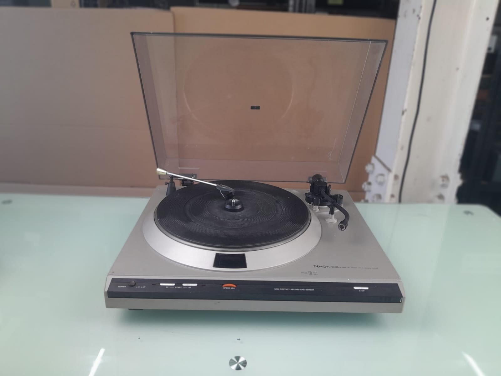 DENON DP 30L AUTOMATIC ARM LIFT DIRECT DRIVE TURNTABLE RECORD PLAYER