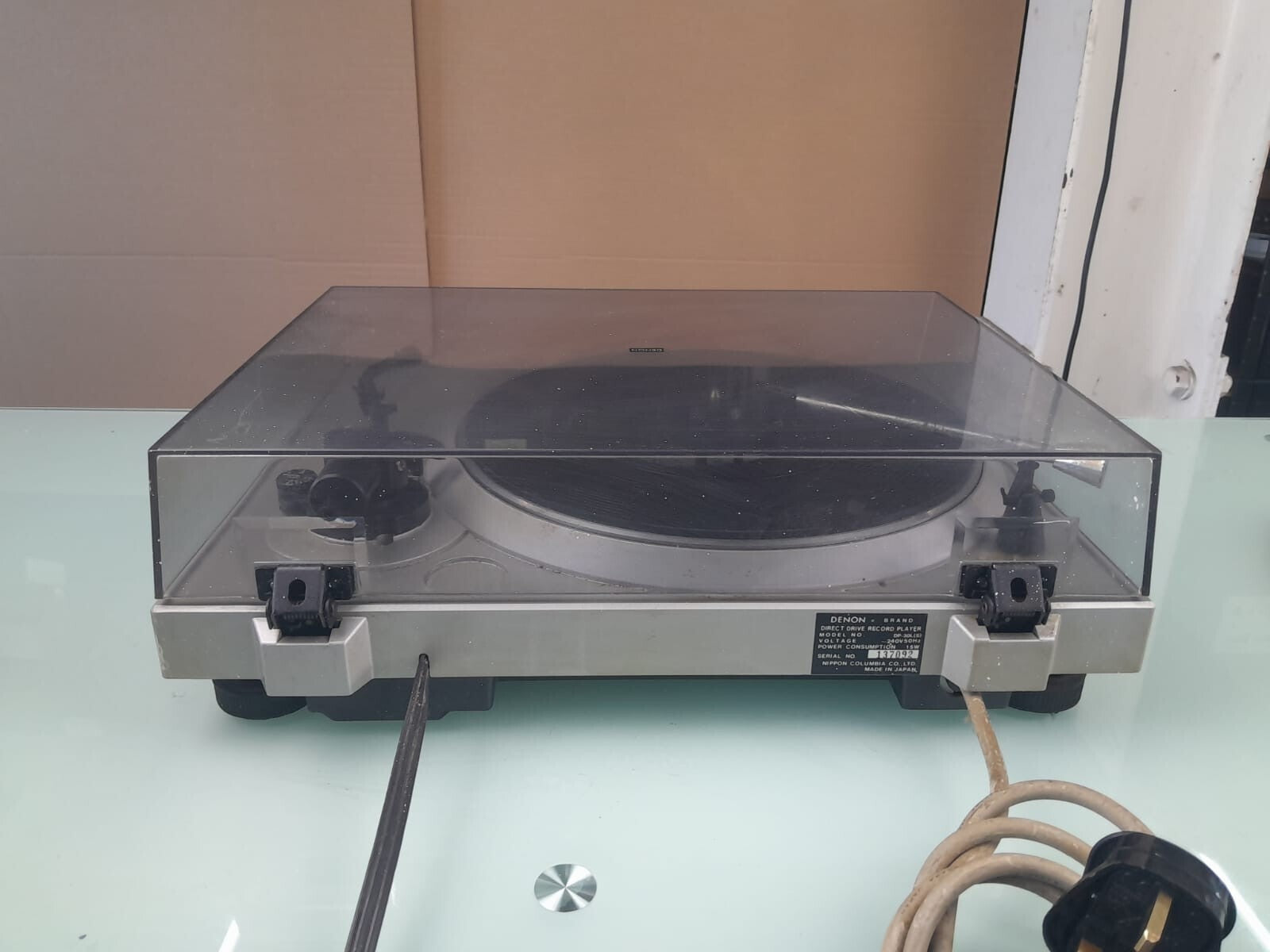 DENON DP 30L AUTOMATIC ARM LIFT DIRECT DRIVE TURNTABLE RECORD PLAYER