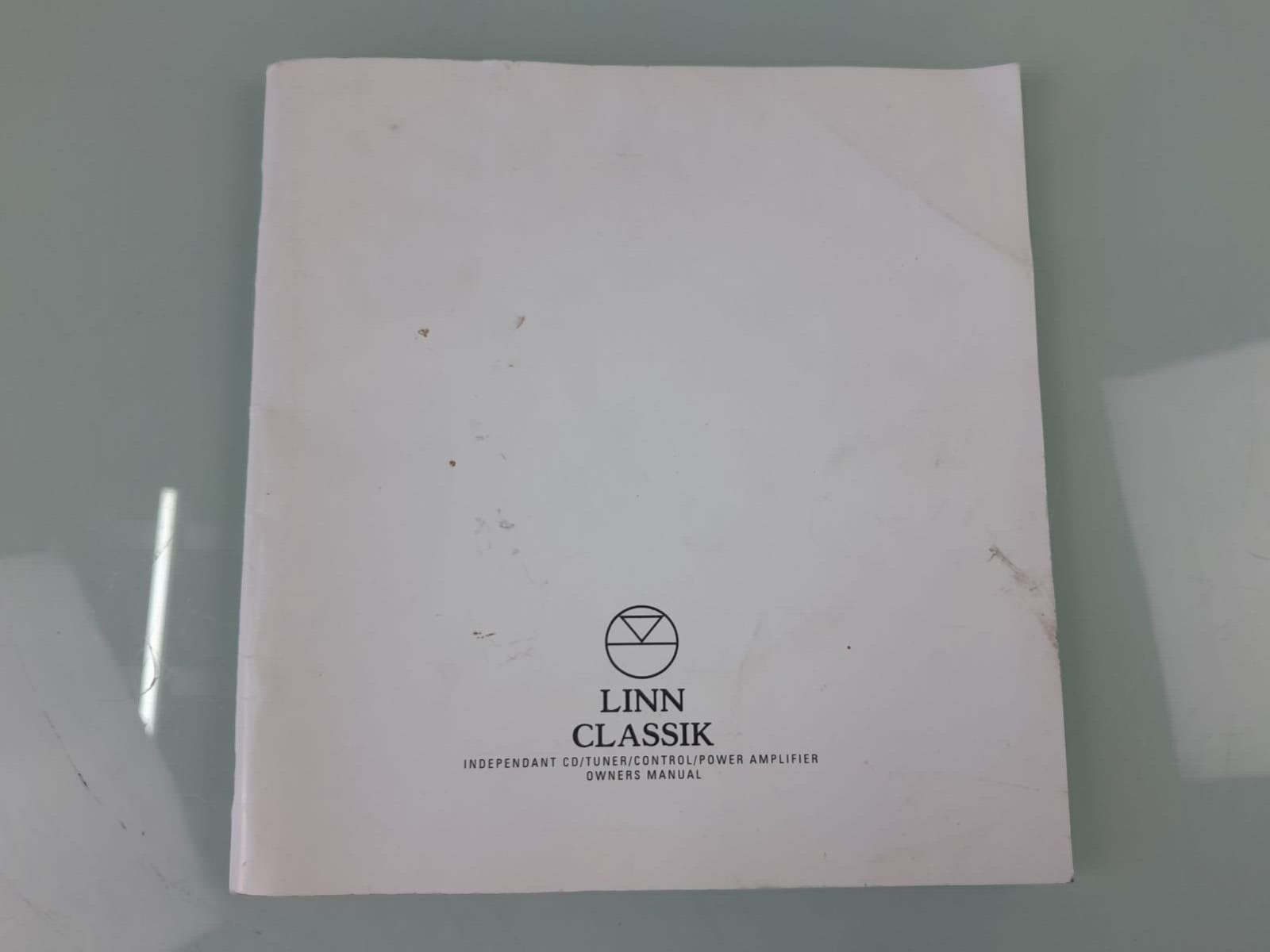 LINN CLASSIK INDEPENDENT CD / TUNER / CONTROL / POWER AMPLIFIER OWNERS MANUAL