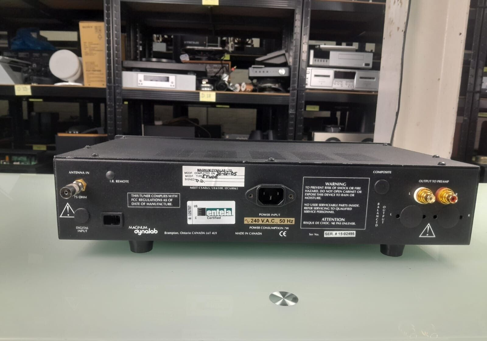 MAGNUM DYNALAB FT 101A ANALOG FM TUNER