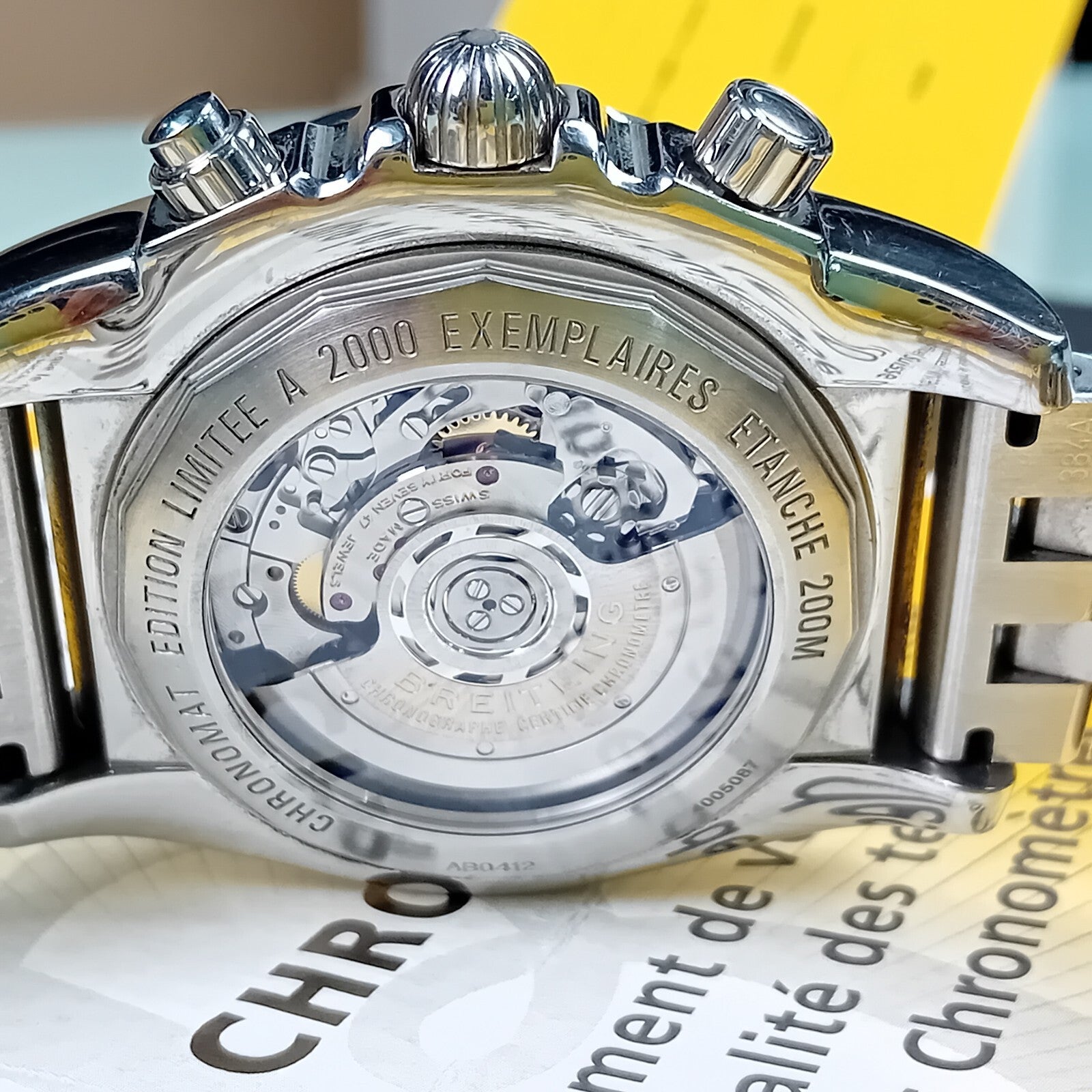 BREITLING CHRONOMAT GMT AB0412 LIMITED EDITION AUTOMATIC WATCH