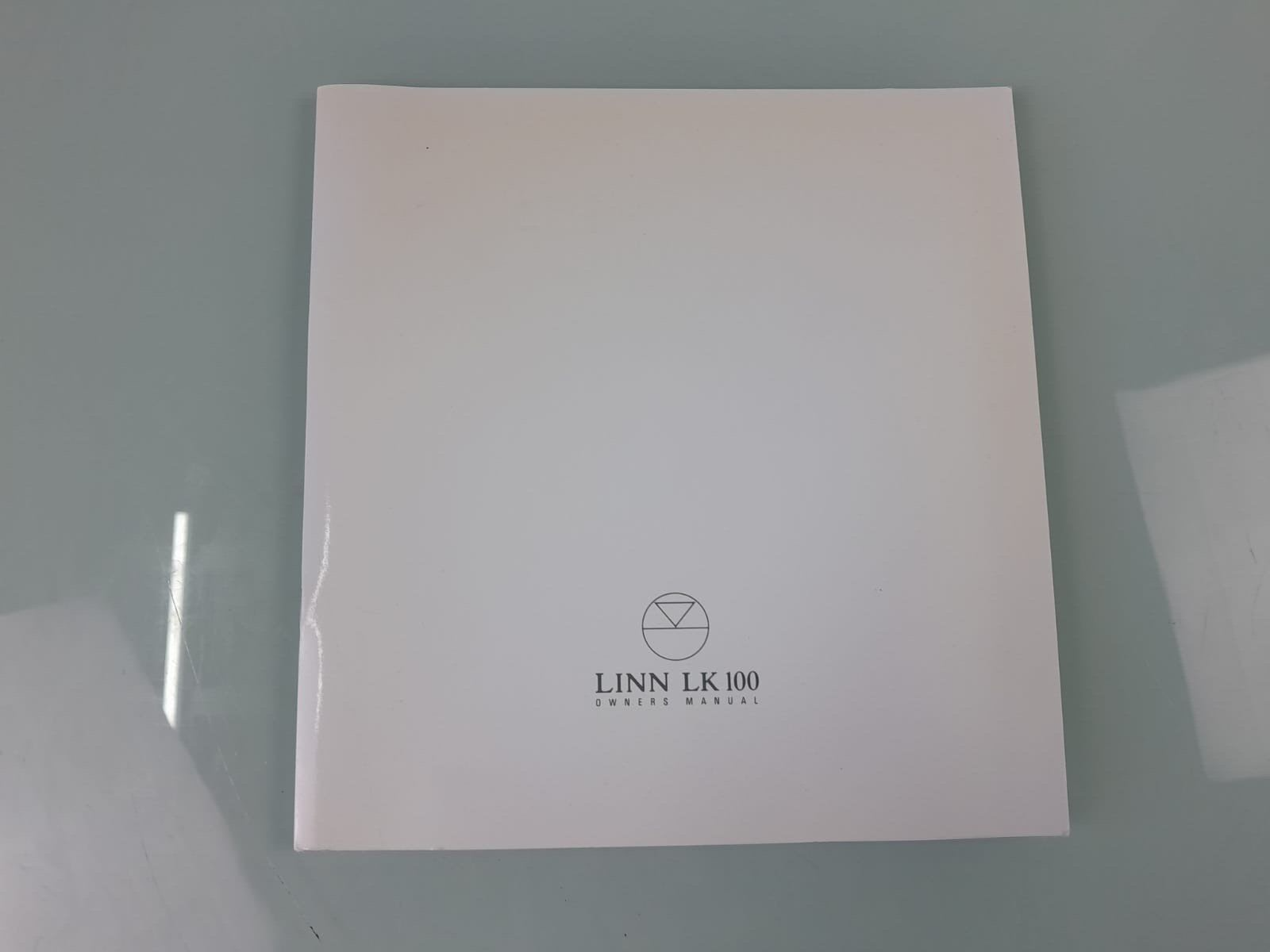 LINN LK 100 POWER AMPLIFIER OWNERS MANUAL #002