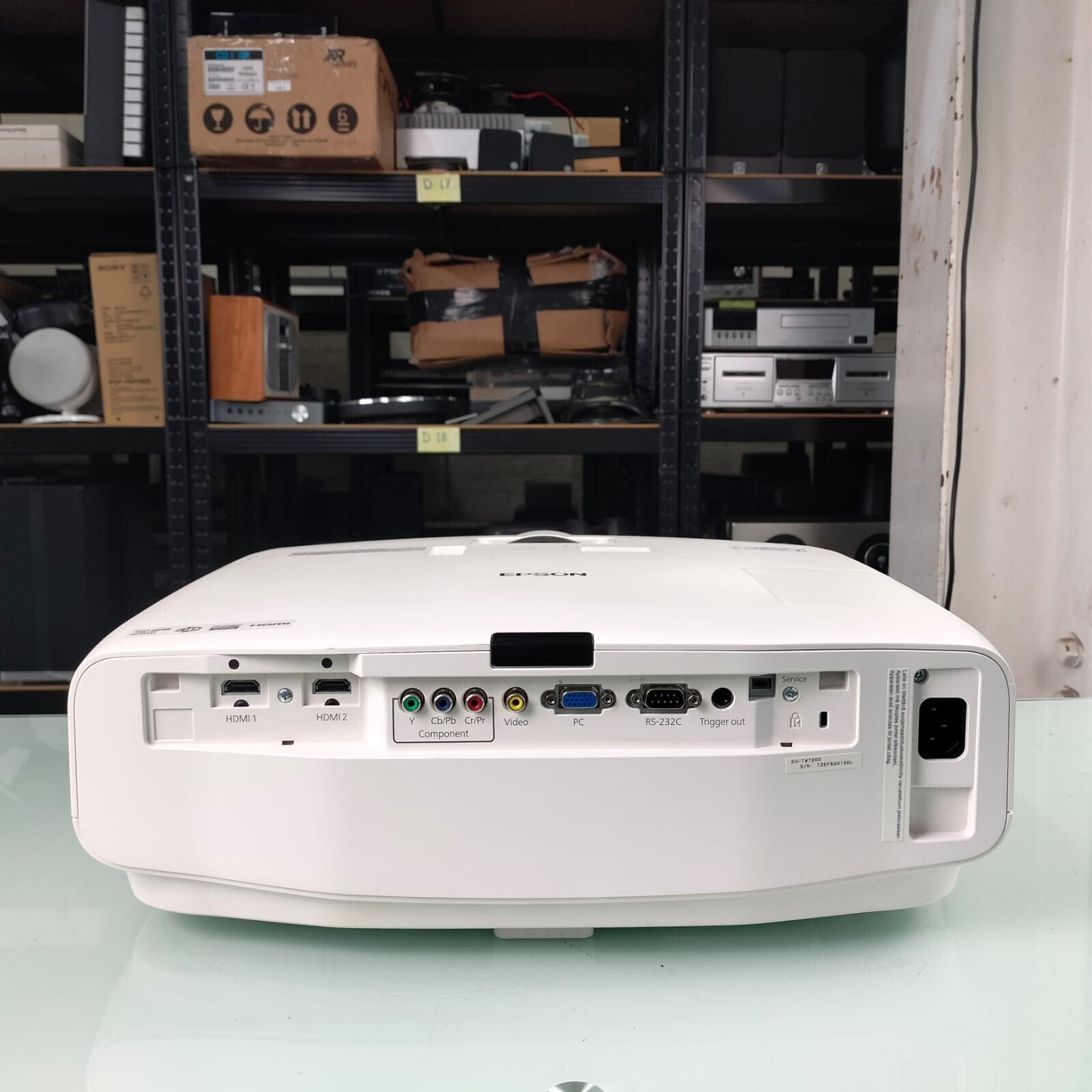 EPSON EH-TW7200 H589B LCD PROJECTOR WITH REMOTE