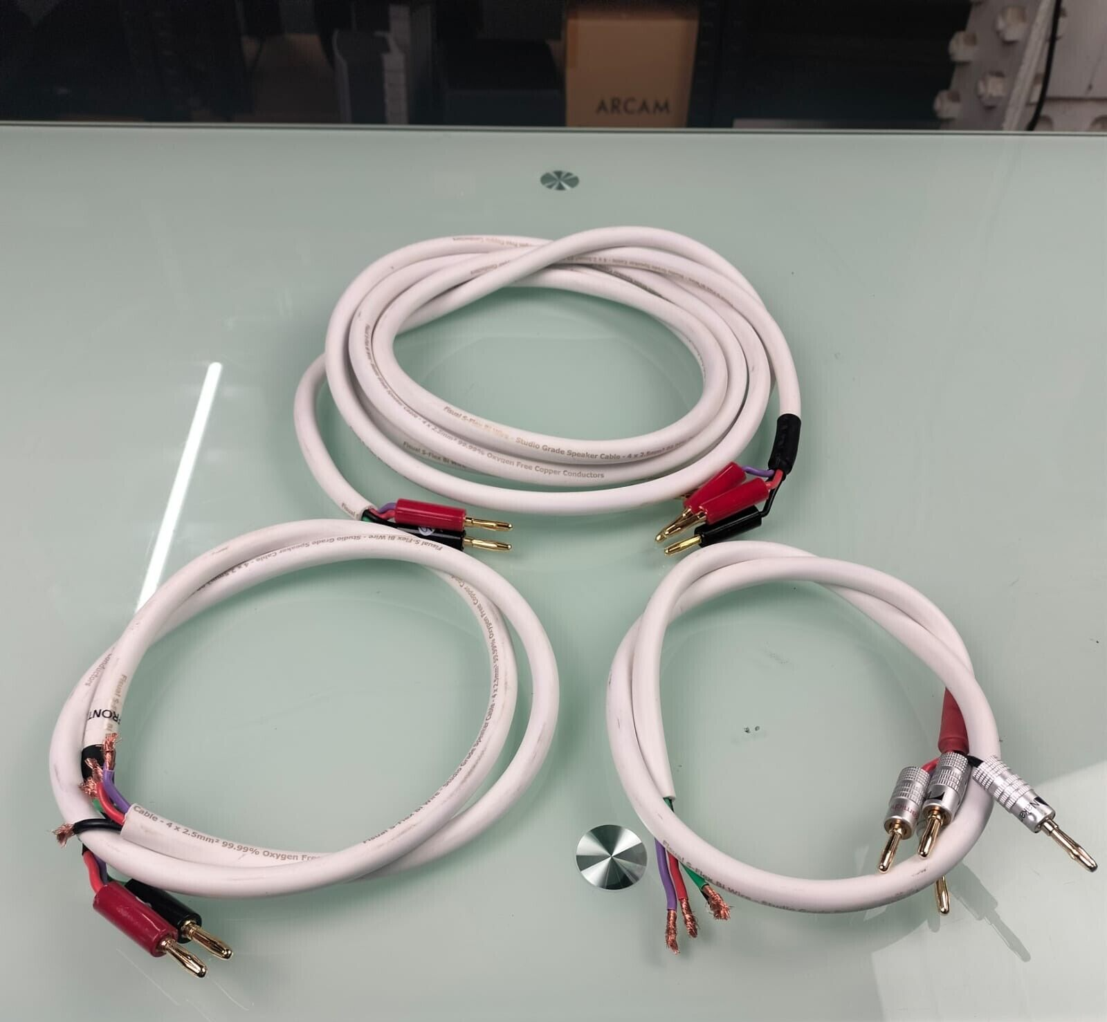 FISUAL S-FLEX BI WIRE STUDIO GRADE SPEAKER CABLES