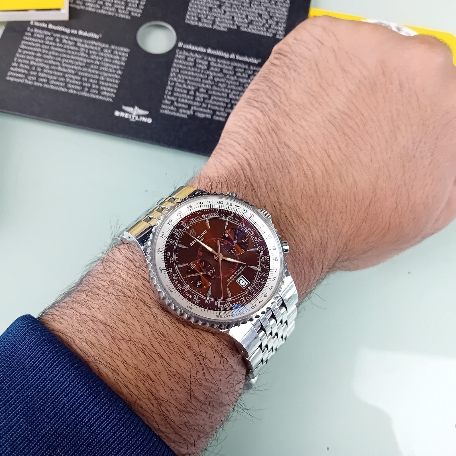 BREITLING MONTBRILLANT LEGENDE A23340 AUTOMATIC WATCH