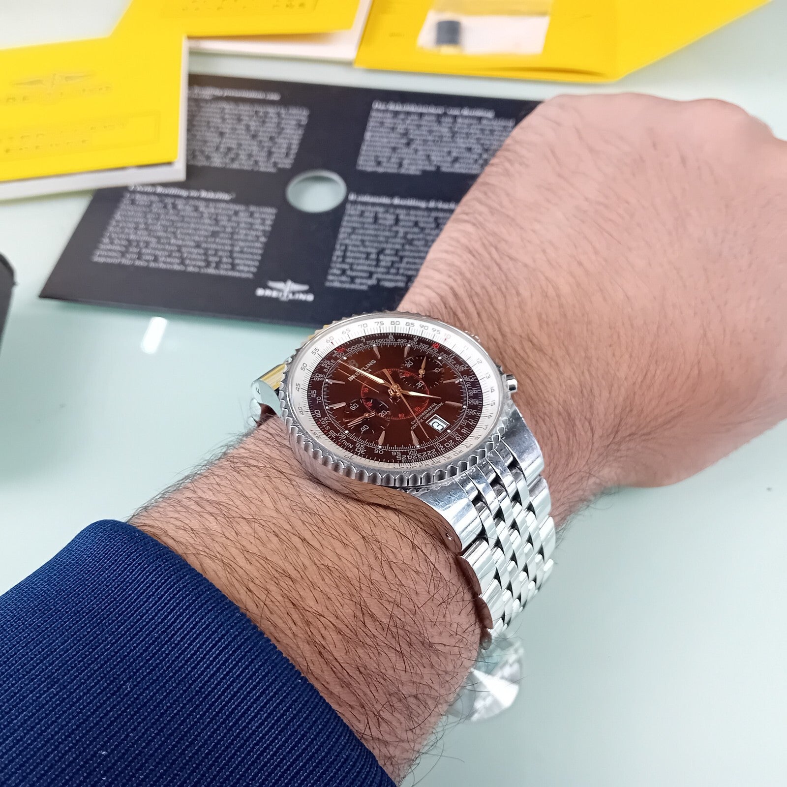 BREITLING MONTBRILLANT LEGENDE A23340 AUTOMATIC WATCH