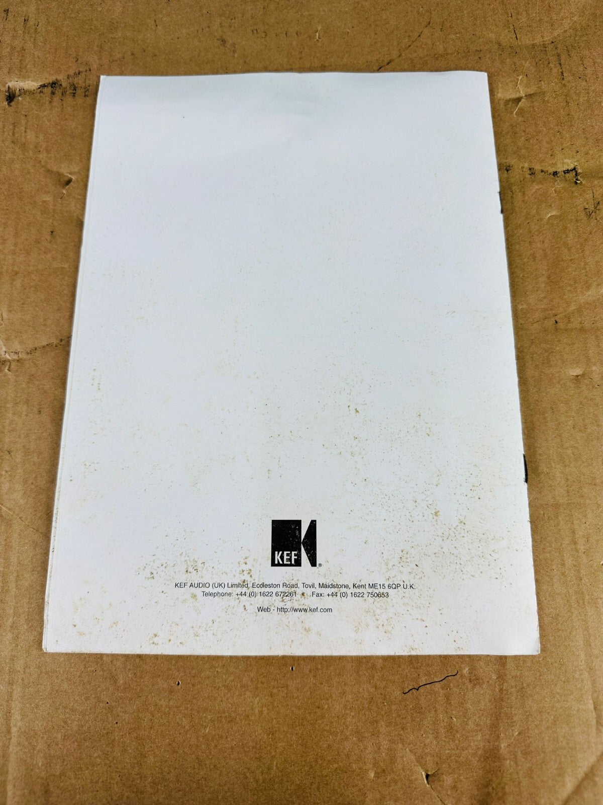 KEF TDM 34DS Reference Series Home Theatre Installation Manual