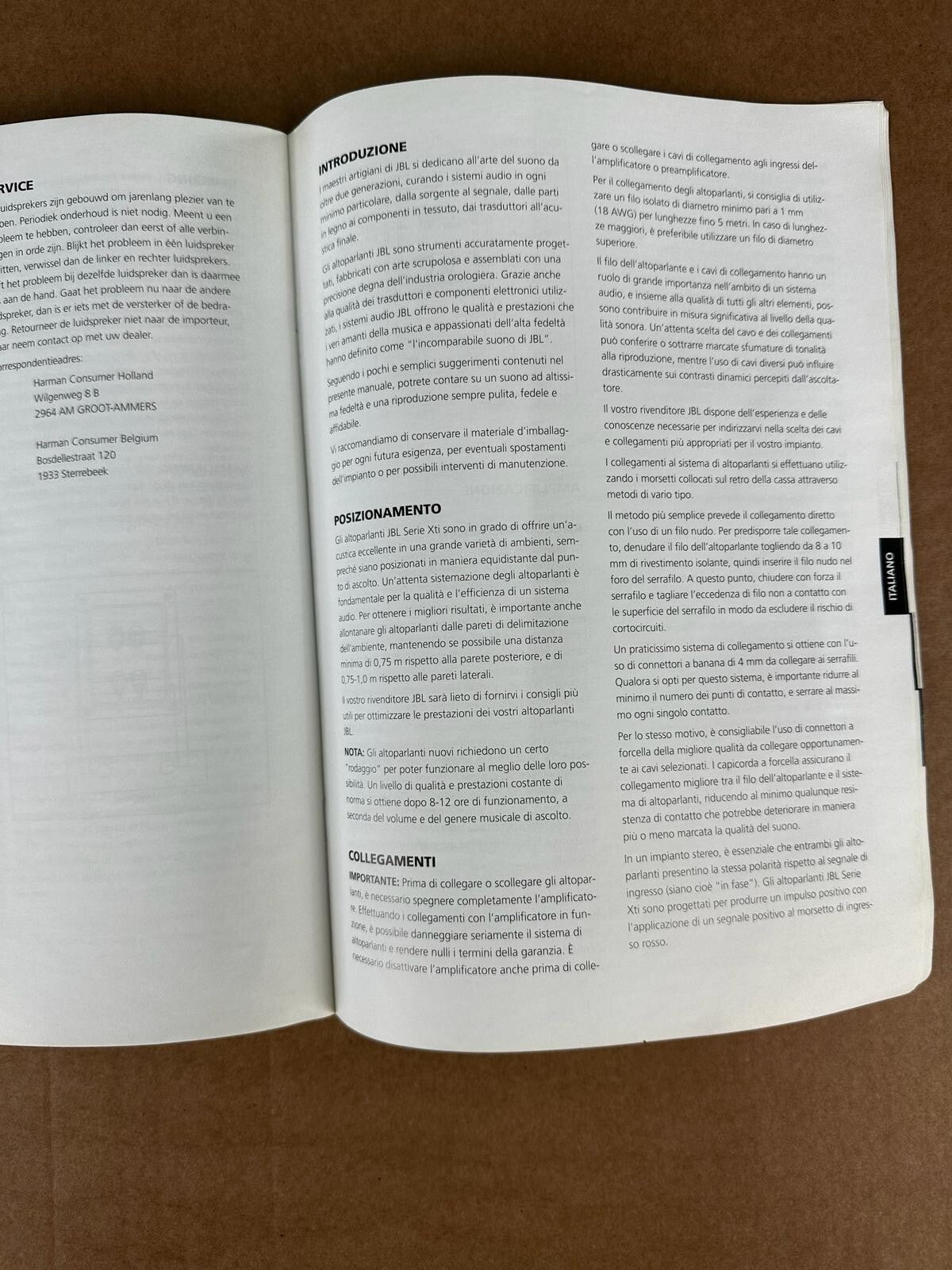 JBL XTi Series Manual