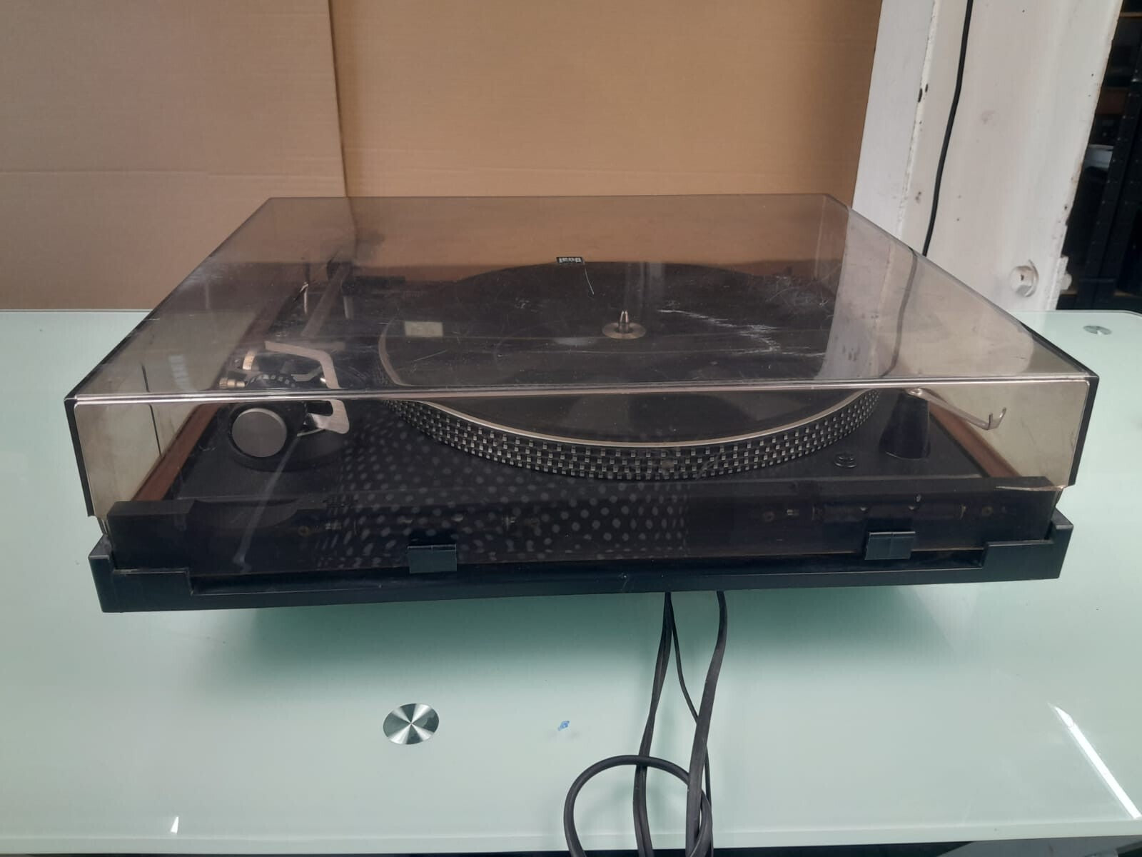 DUAL 504 BELT DRIVE TURNTABLE WITH DMS 240 E CARTRIDGE