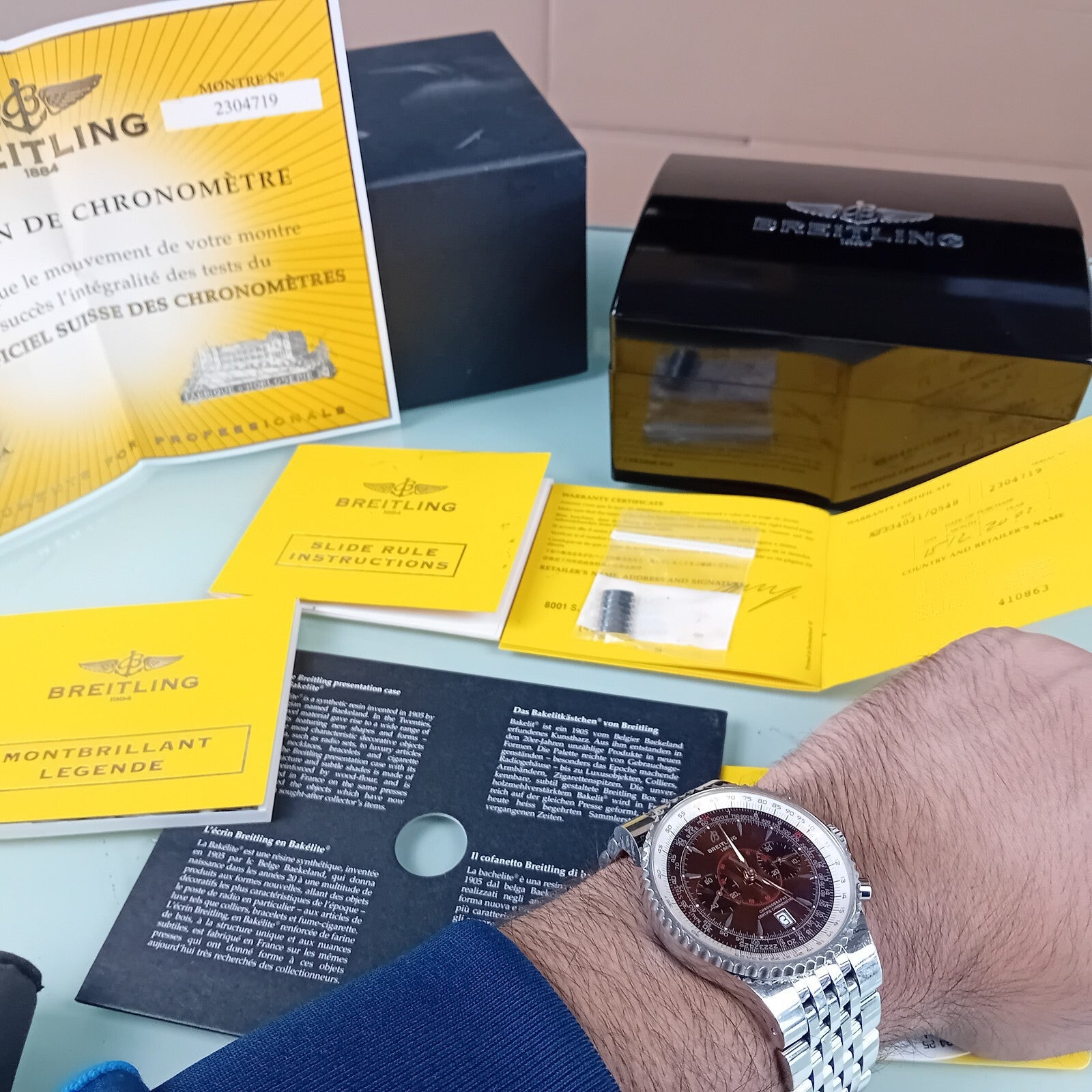 BREITLING MONTBRILLANT LEGENDE A23340 AUTOMATIC WATCH