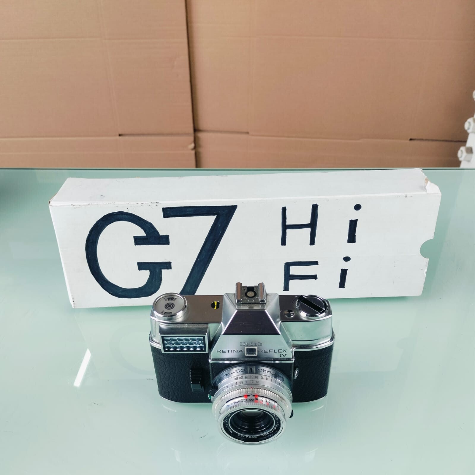 KODAK RETINA REFLEX IV SLR CAMERA WITH SCHNEIDER-KREUZNACH F:2.8 / 50MM LENS