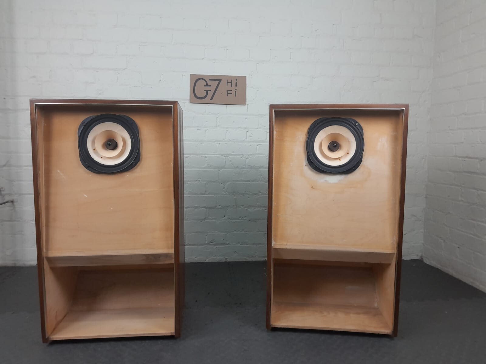 LOWTHER ACOUSTA ALNICO PM6A FULL RANGE FLOOR STANDING SPEAKERS