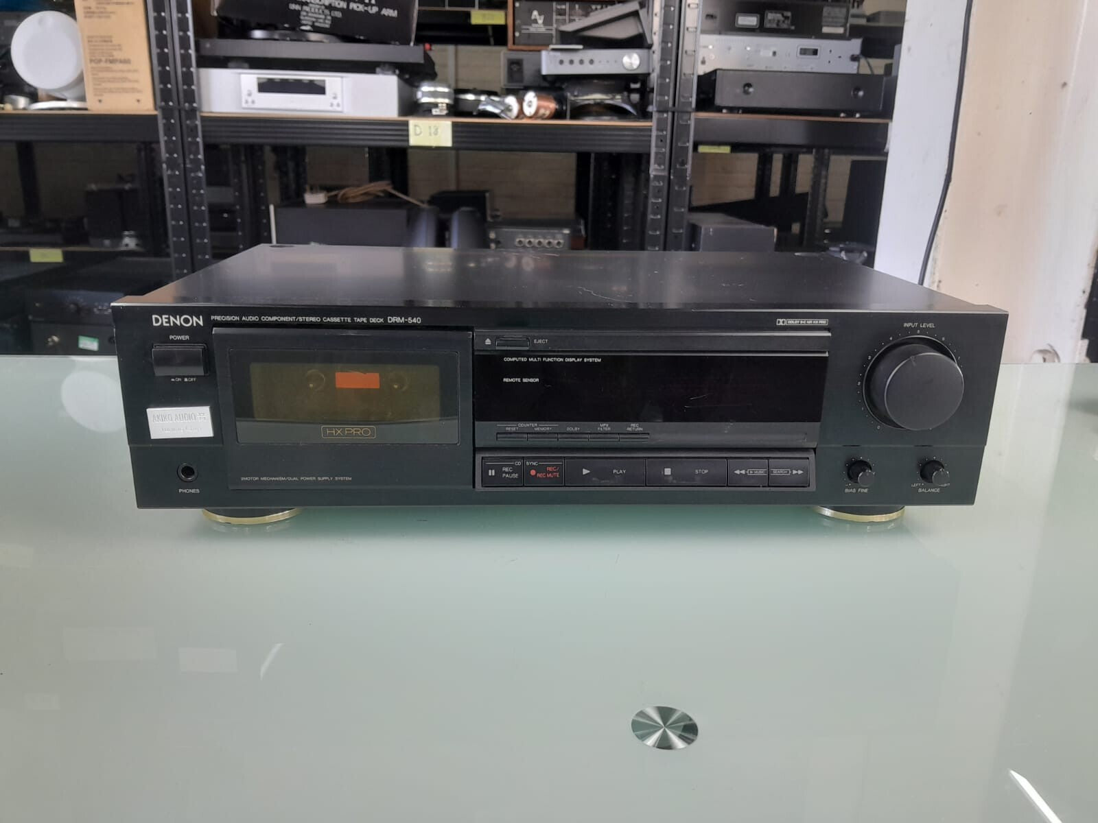 DENON DRM 540 PRECISION AUDIO COMPONENT / STEREO CASSETTE TAPE DECK