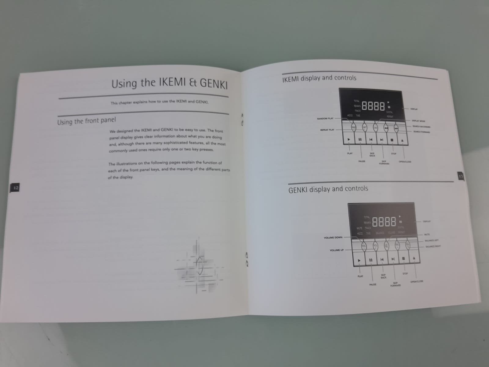 LINN IKEMI & GENKI CD PLAYER OWNERS MANUAL
