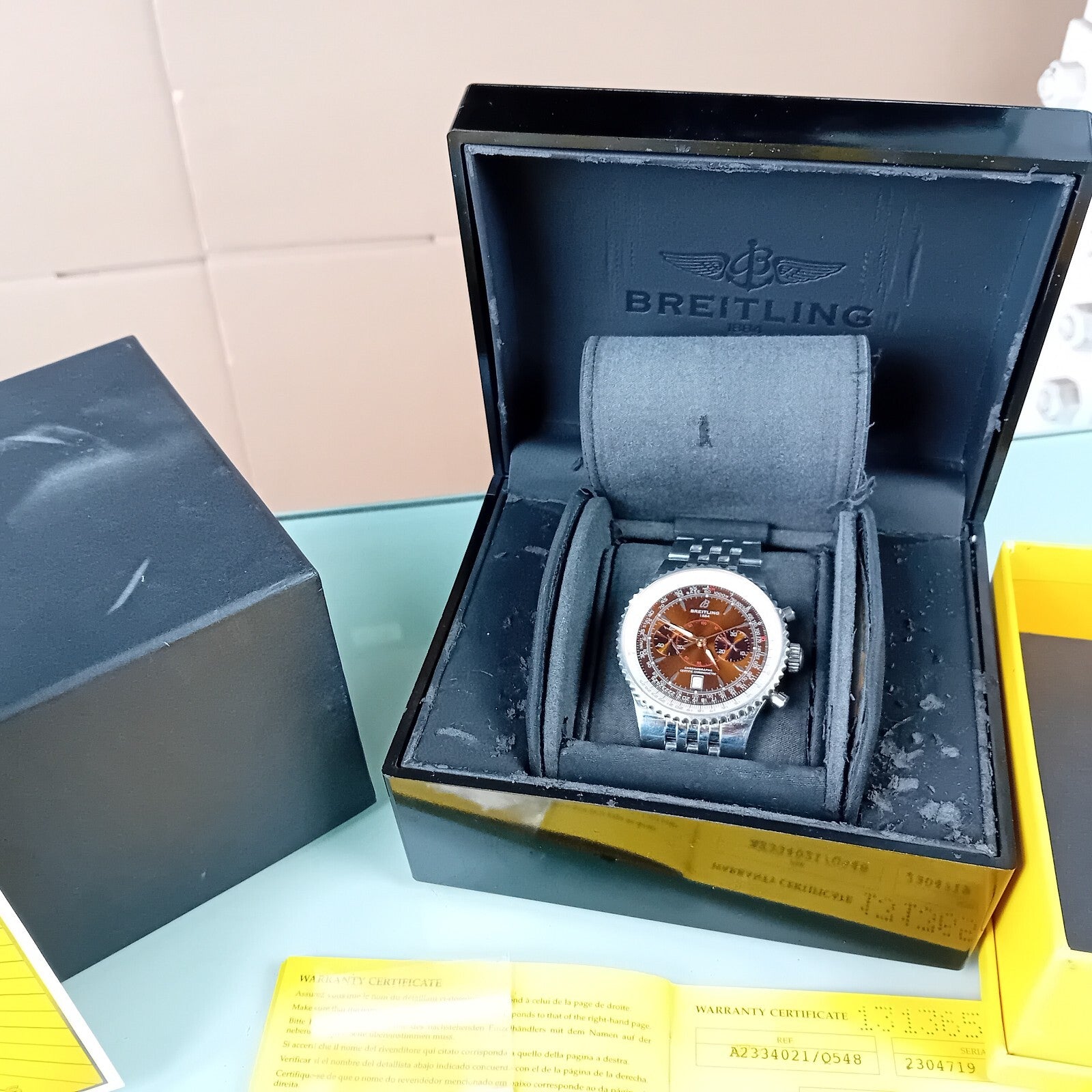 BREITLING MONTBRILLANT LEGENDE A23340 AUTOMATIC WATCH