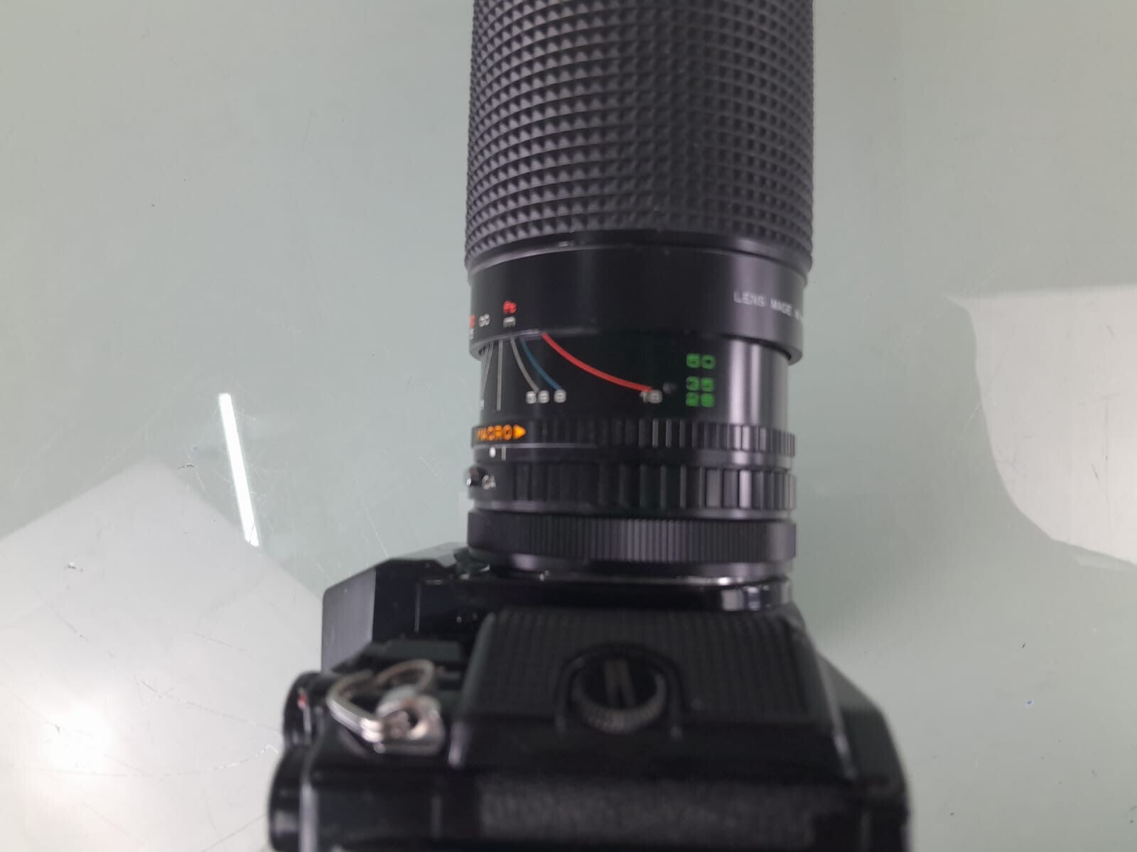 CANON A 1 SLR CAMERA WITH SIRIUS F=28-200MM 1:4.0-5.6 LENS