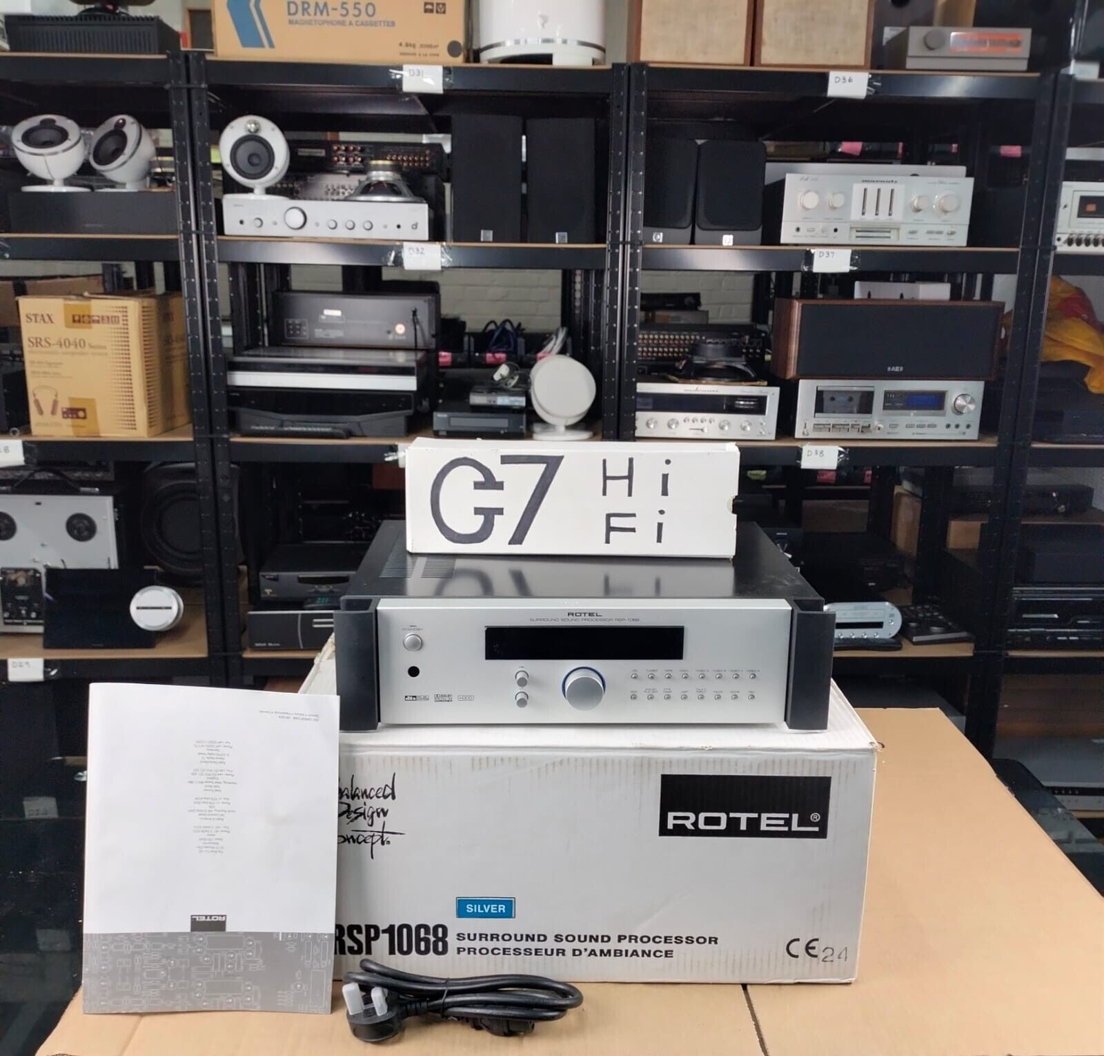 ROTEL RSP 1068 SURROUND SOUND PROCESSOR