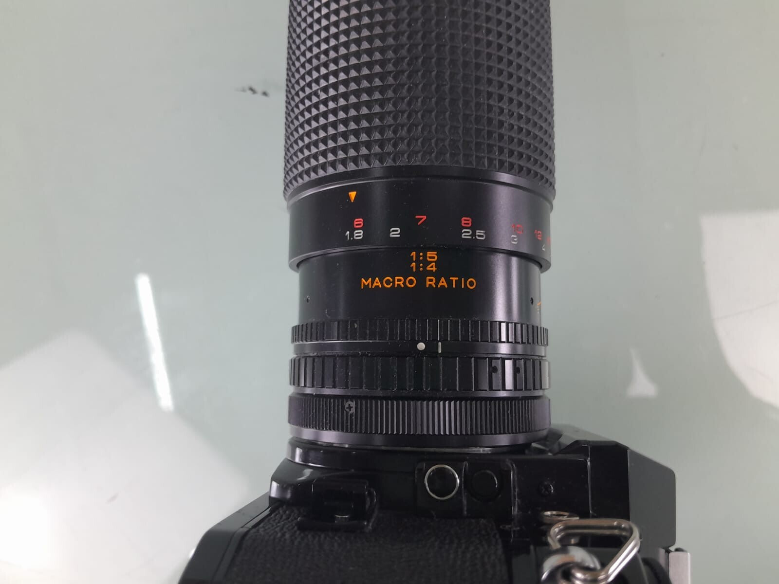 CANON A 1 SLR CAMERA WITH SIRIUS F=28-200MM 1:4.0-5.6 LENS