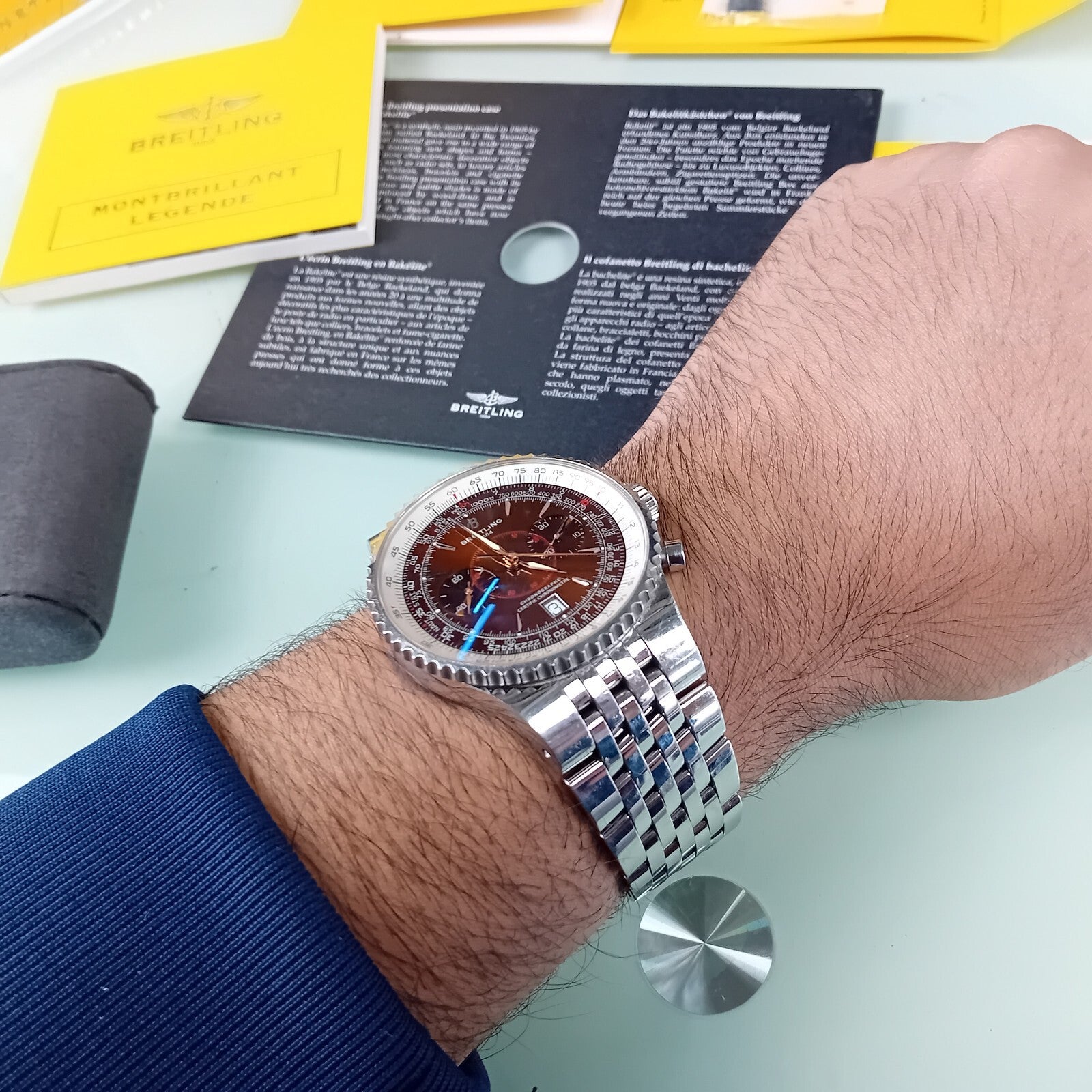 BREITLING MONTBRILLANT LEGENDE A23340 AUTOMATIC WATCH