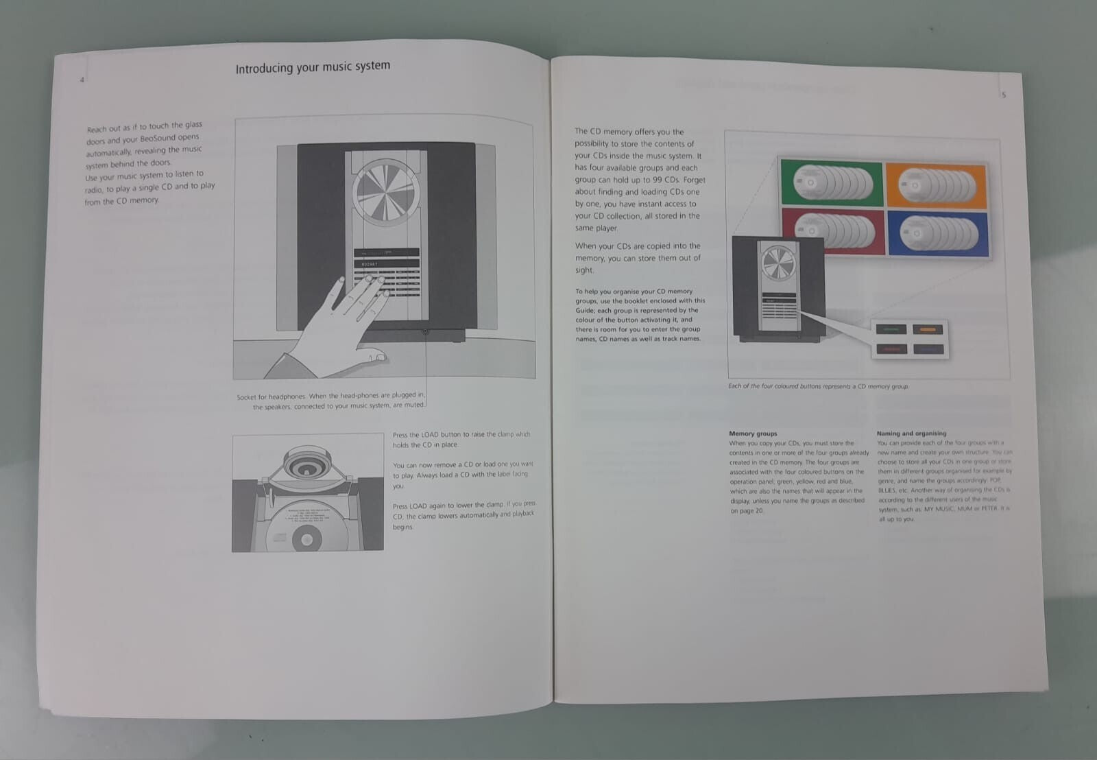 BANG & OLUFSEN B&O BEOSOUND 3200 USER MANUAL GUIDE