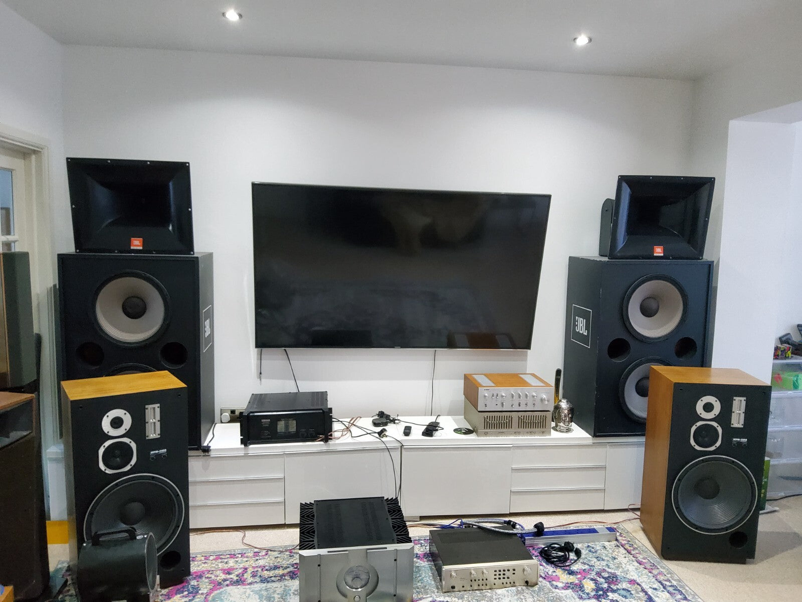 JBL 4638 SPEAKERS PRO PROFESSIONAL DUAL 15 INCH WOOFERS