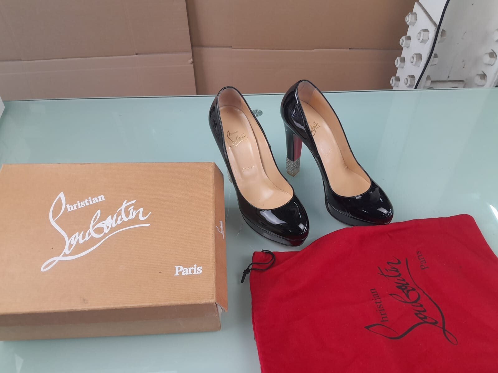 CHRISTIAN LOUBOUTIN LADY HIGH HEEL SHOES
