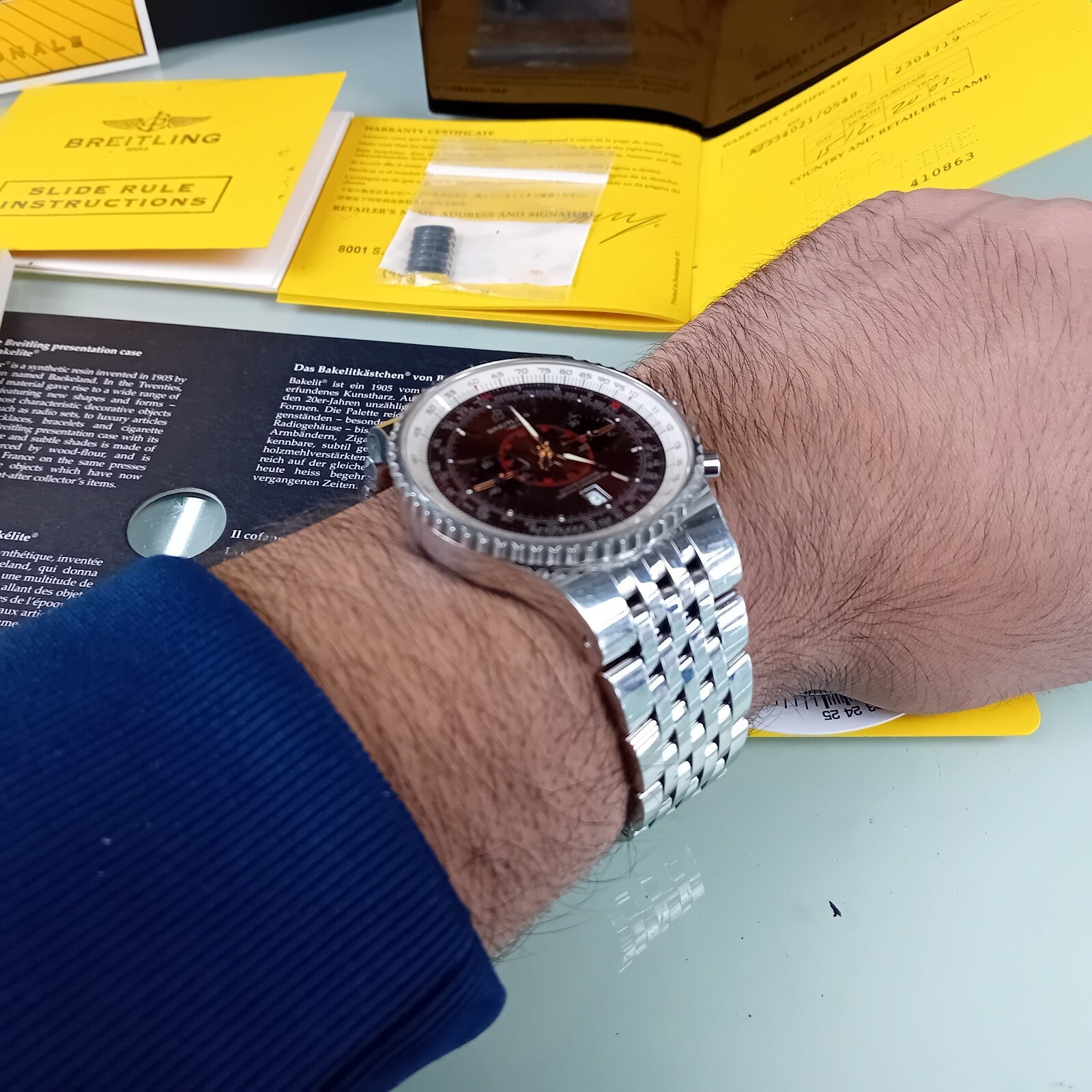 BREITLING MONTBRILLANT LEGENDE A23340 AUTOMATIC WATCH