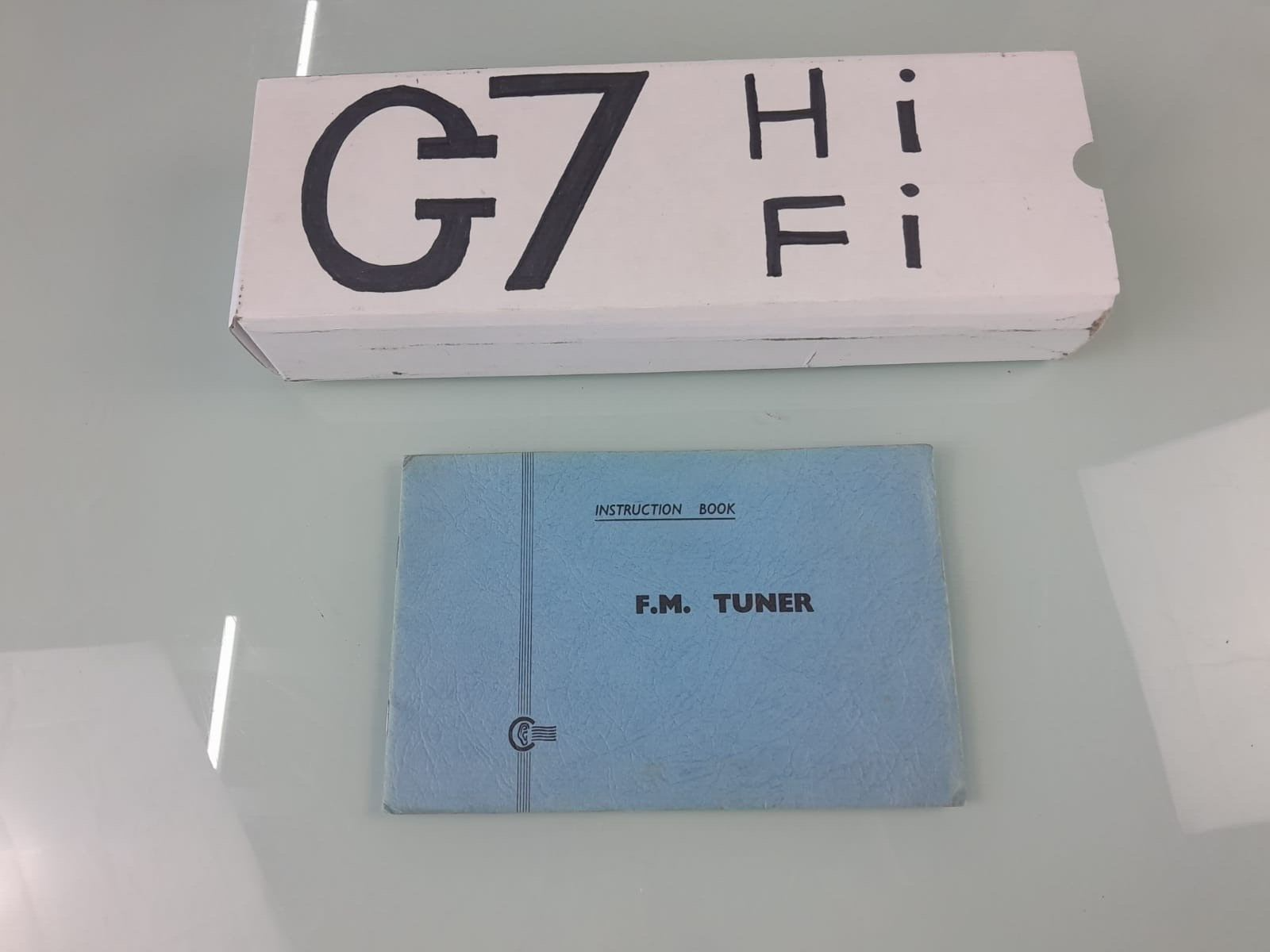 F.M. TUNER INSTRUCTION BOOK / MANUAL