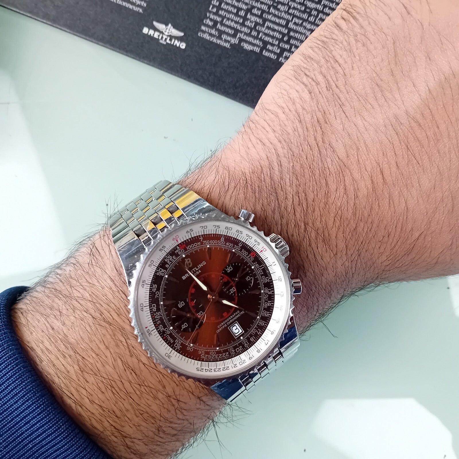 BREITLING MONTBRILLANT LEGENDE A23340 AUTOMATIC WATCH