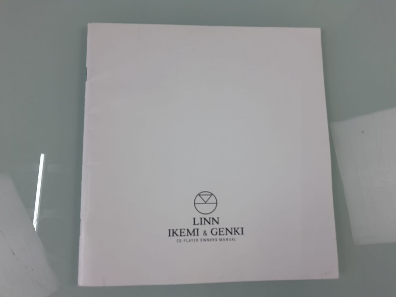 LINN IKEMI & GENKI CD PLAYER OWNERS MANUAL