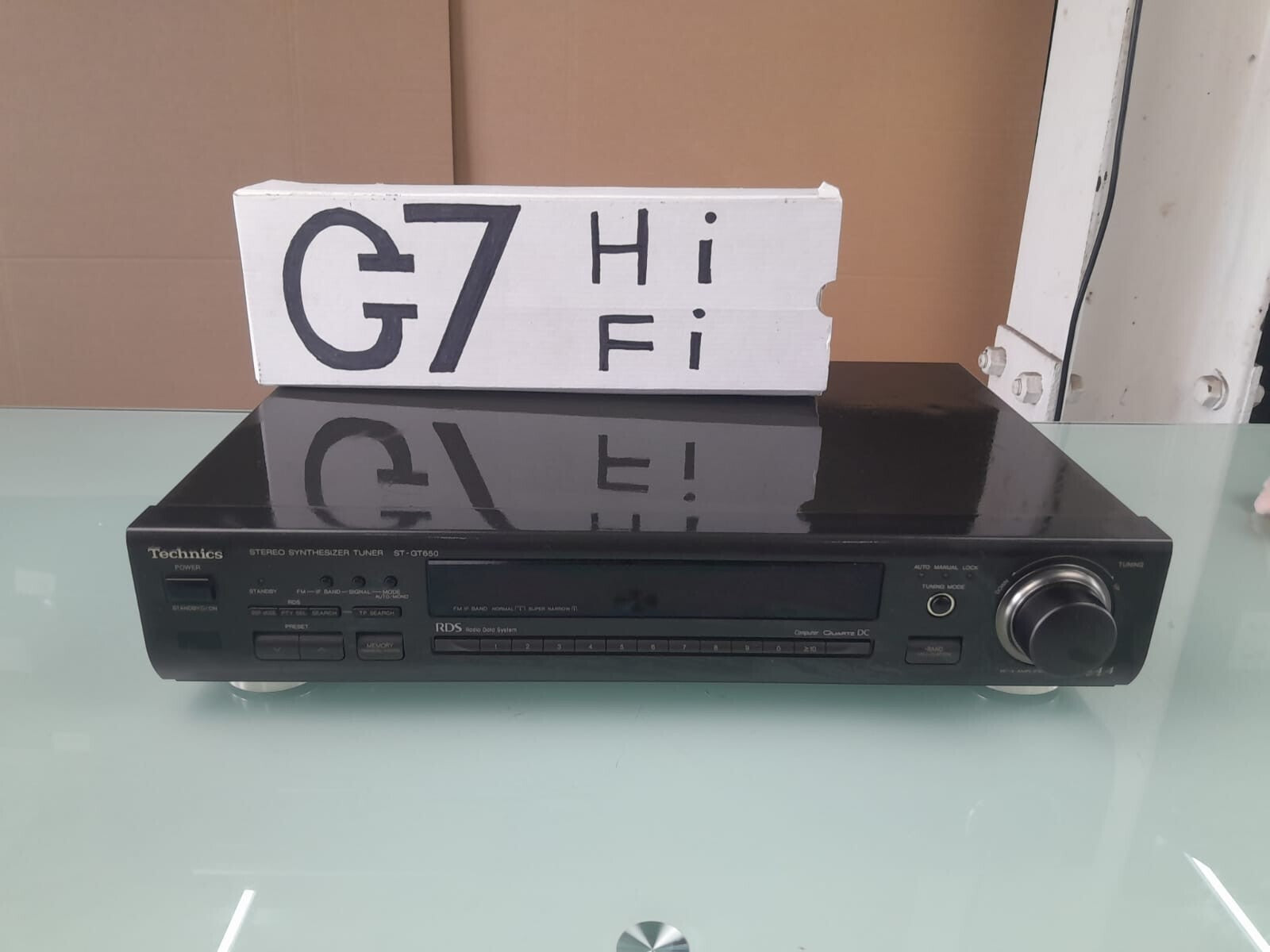 TECHNICS ST GT650 STEREO SYNTHESIZER TUNER