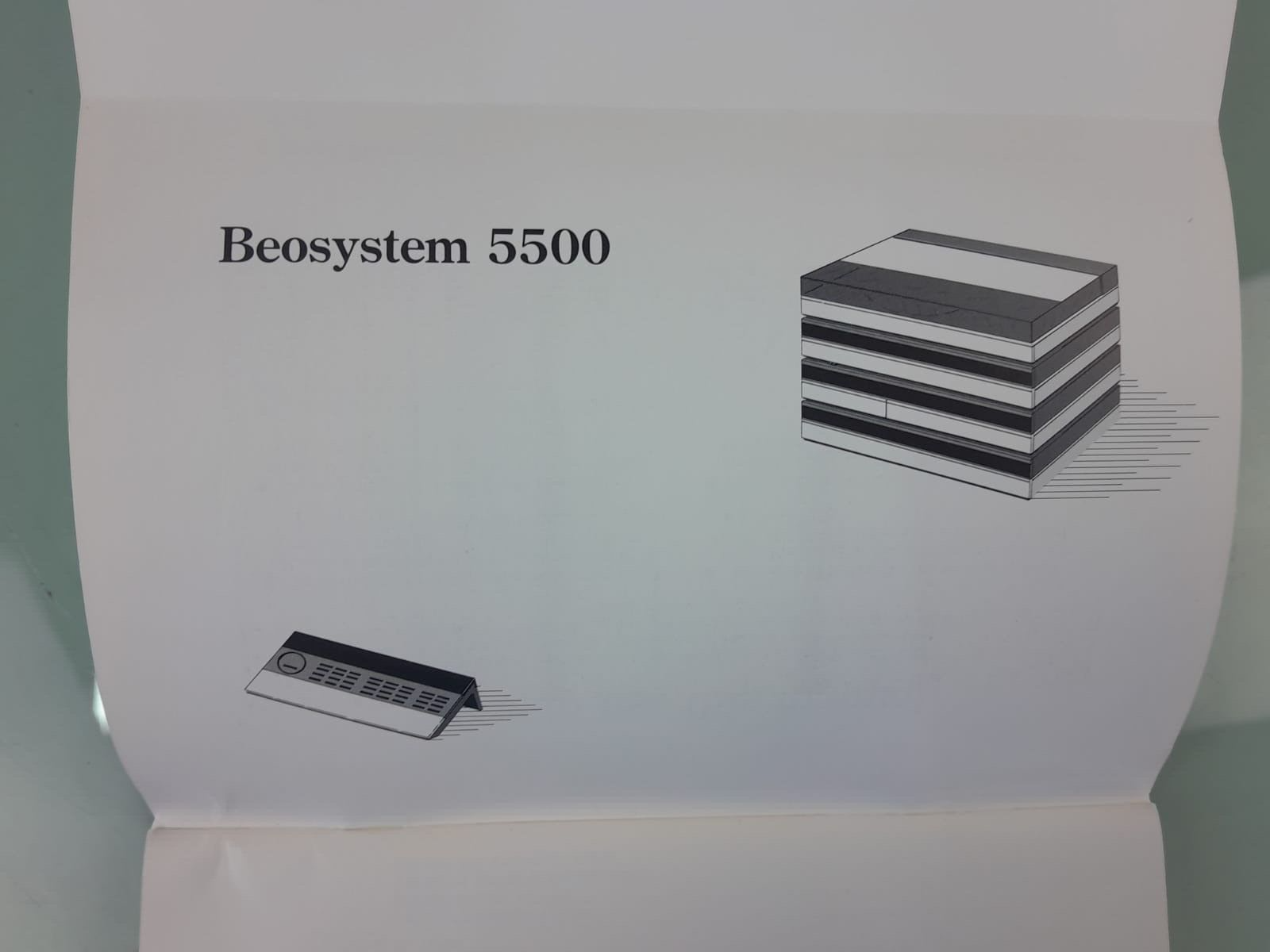 BANG & OLUFSEN B&O MASTER CONTROL PANEL 5500 OWNER'S MANUAL #002
